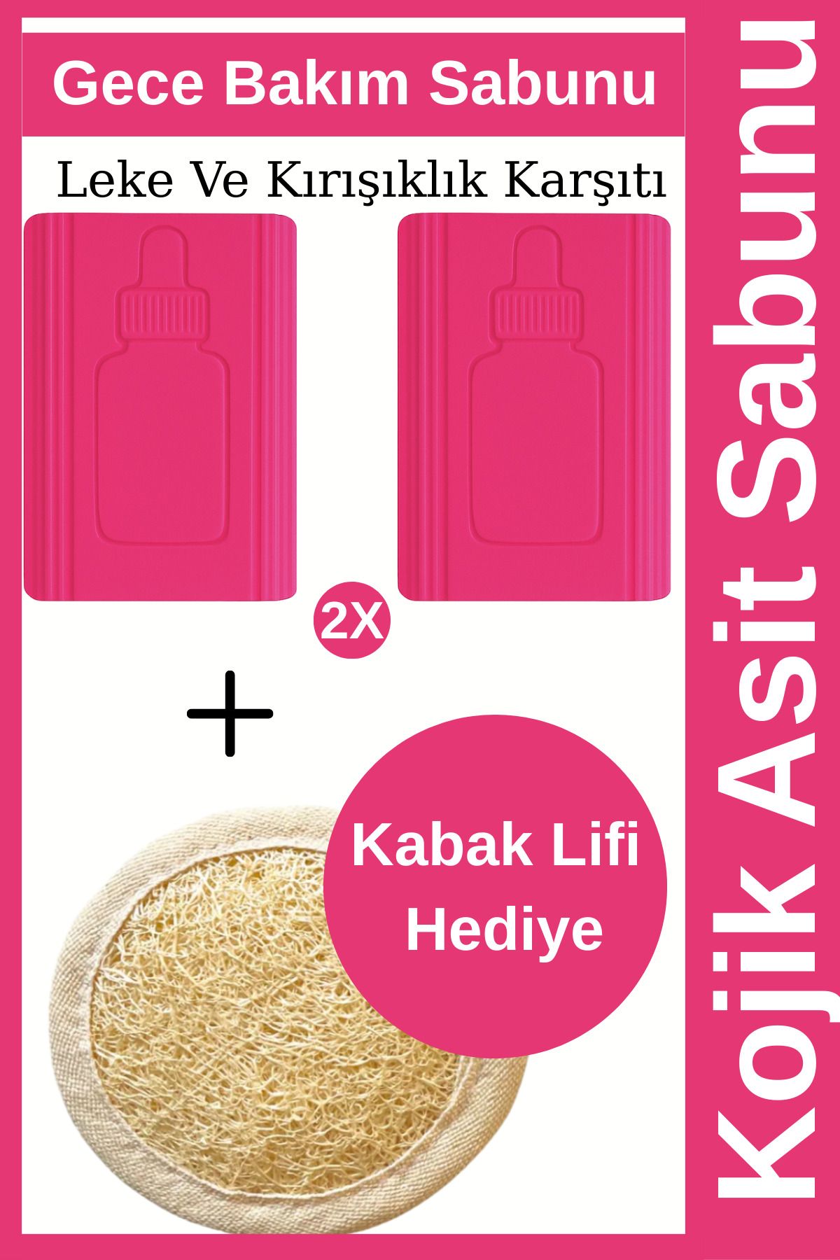 EpiRelax 2 Adet - Kojik Asit Gece Bakım Sabunu Cilt Aydınlatıcı Cilt Leke Sabunu Etkili Kojik Sabunu
