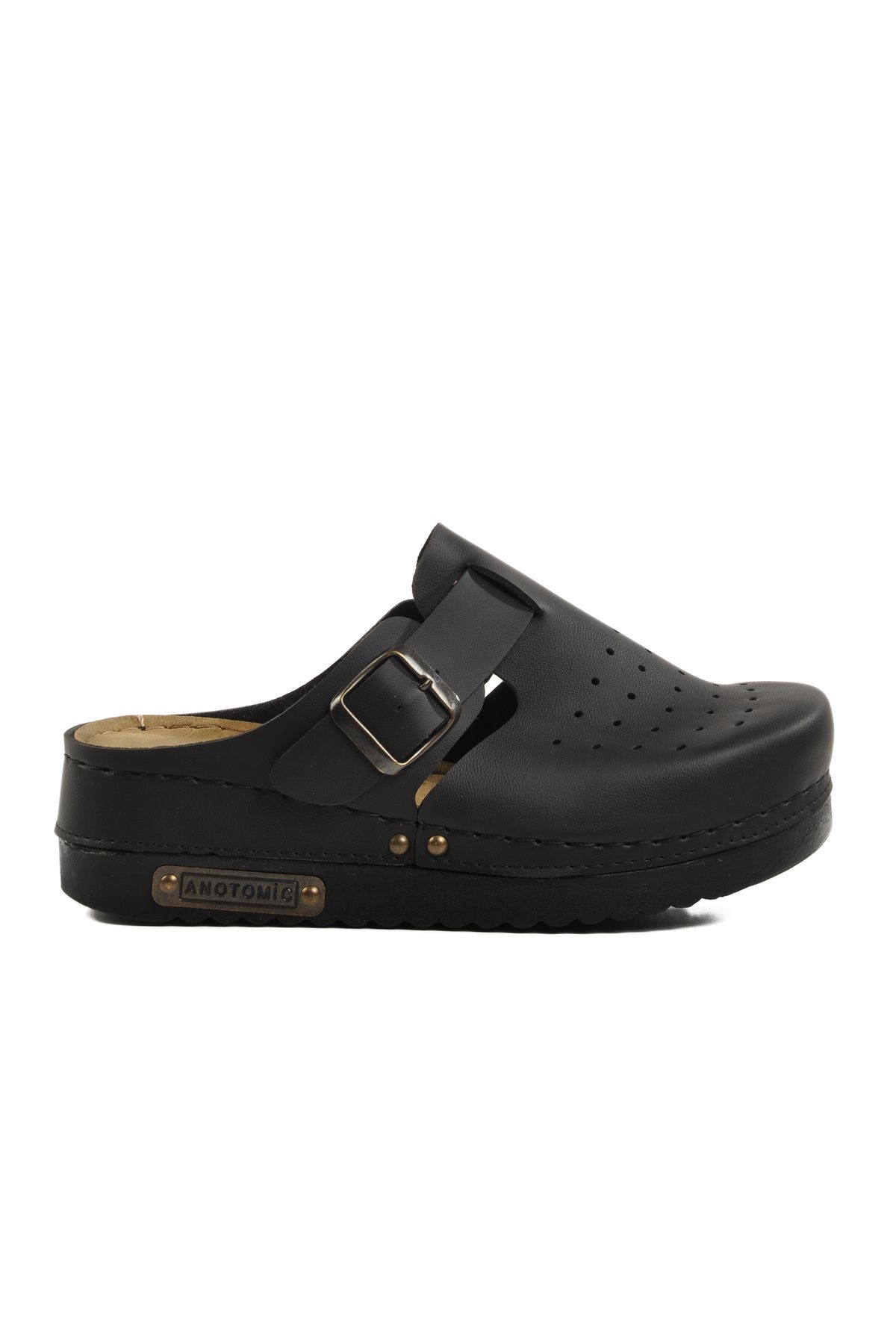 Aspor Siyah Anatomik Unisex Sabo Terlik