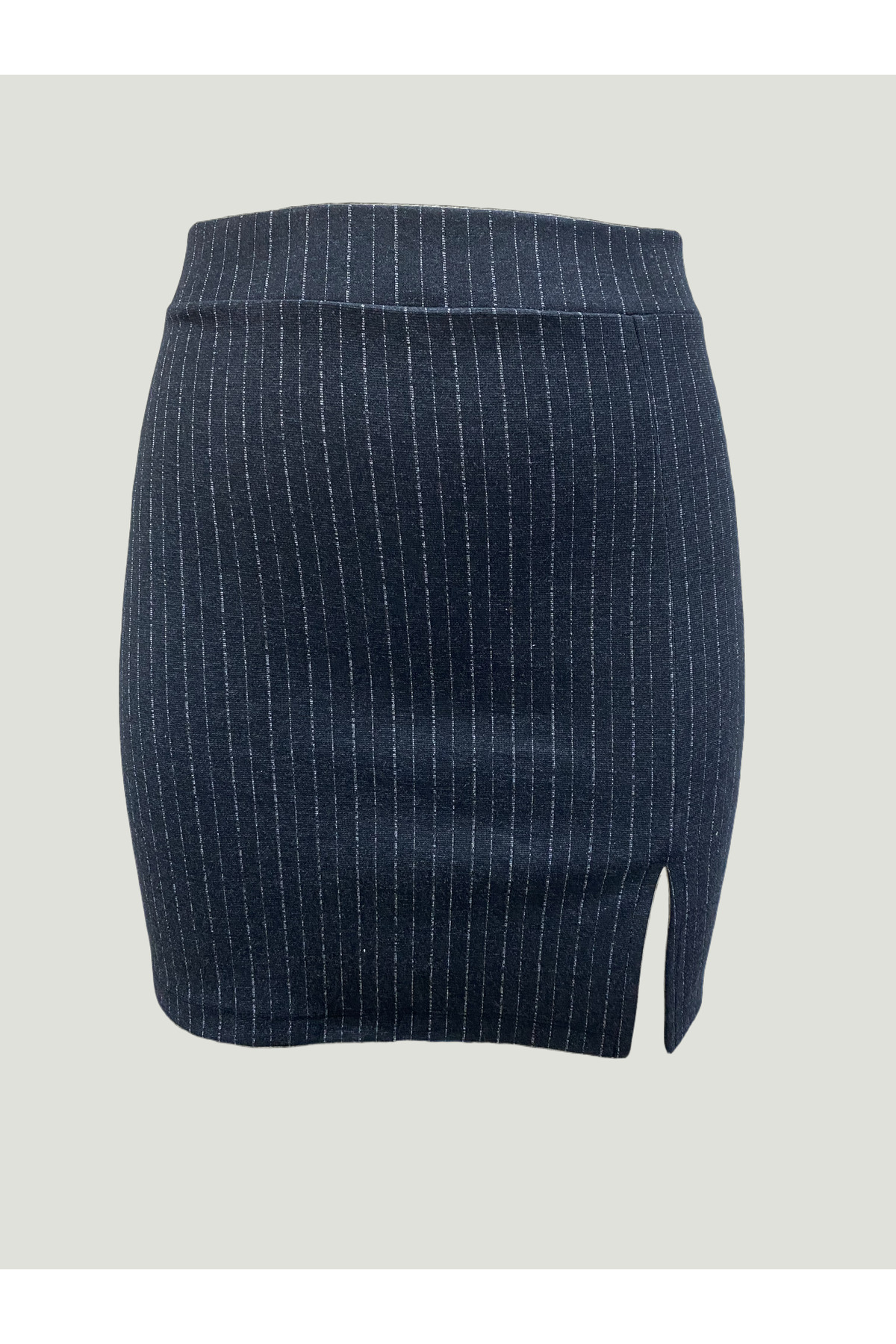 WESTMARK LONDON-Gray Striped Mid Waist Women's Skirt Juliet 5