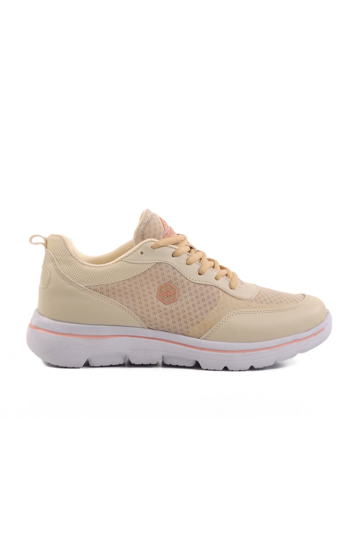 Aspor Bej Fileli Hafif Unisex Spor Ayakkabı