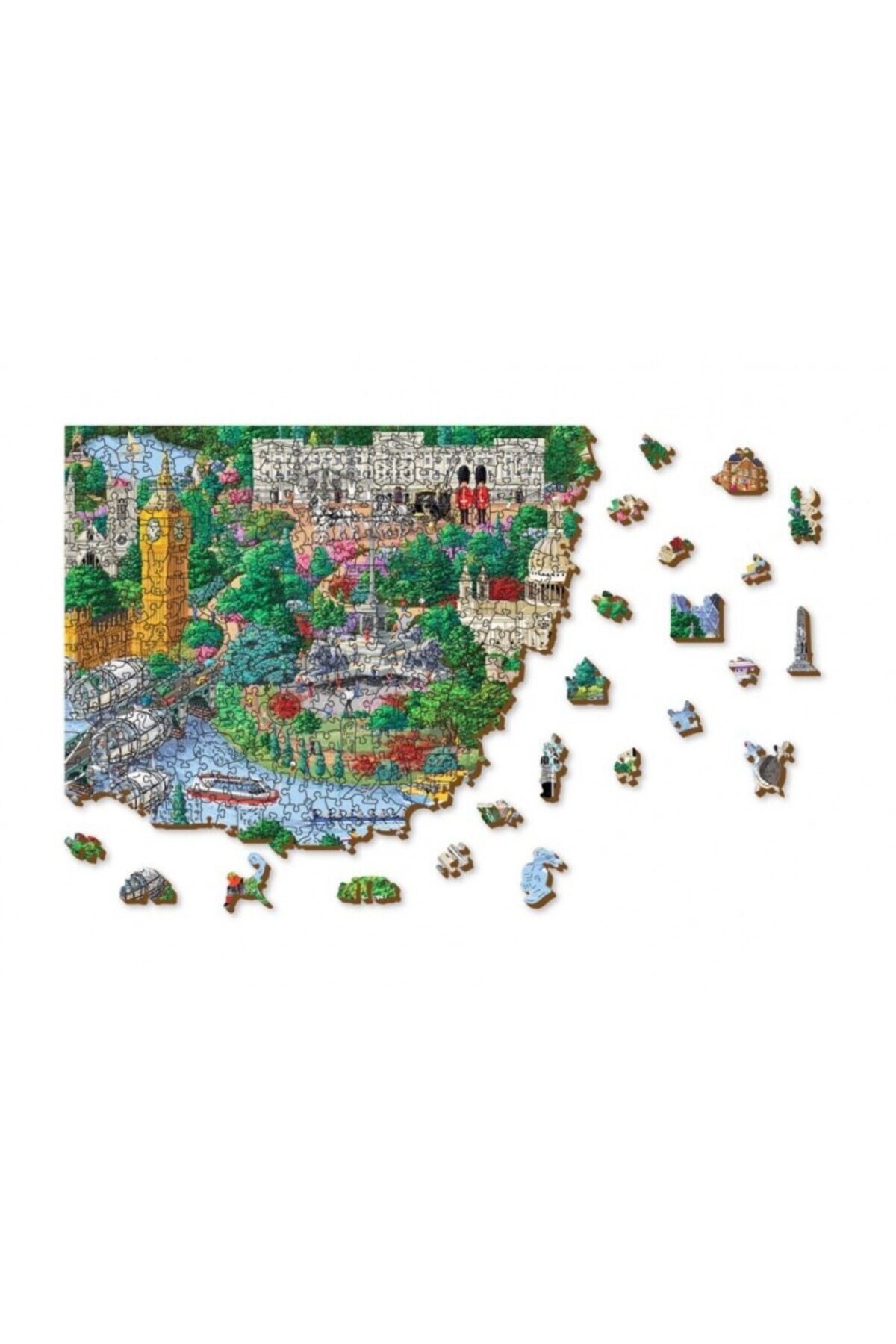 Wooden City-Wooden puzzle London Sights, Wooden City, 750 pieces 4