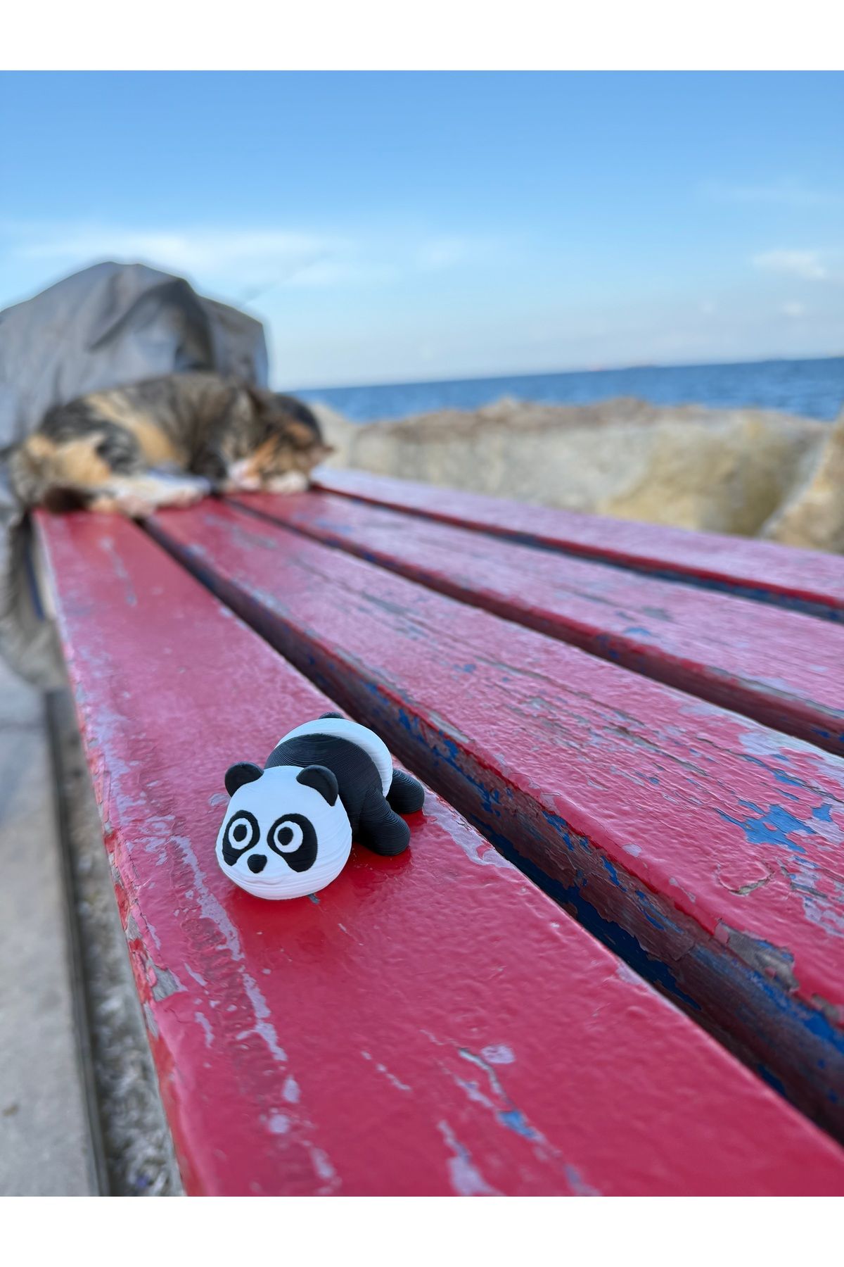 3dyonix Panda Hareketli Anahtarlık