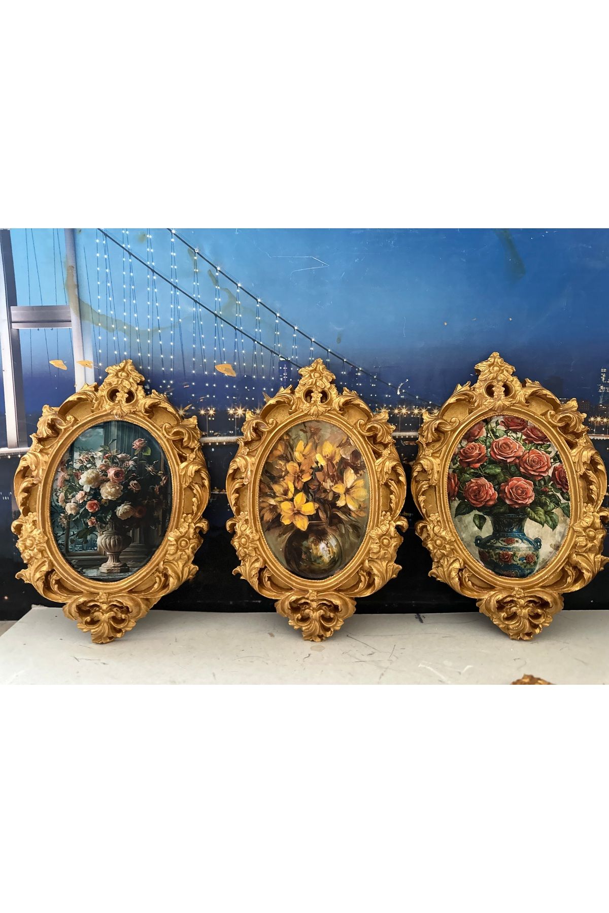 busraconcept Dekopaj tablo 3lü set 25cm