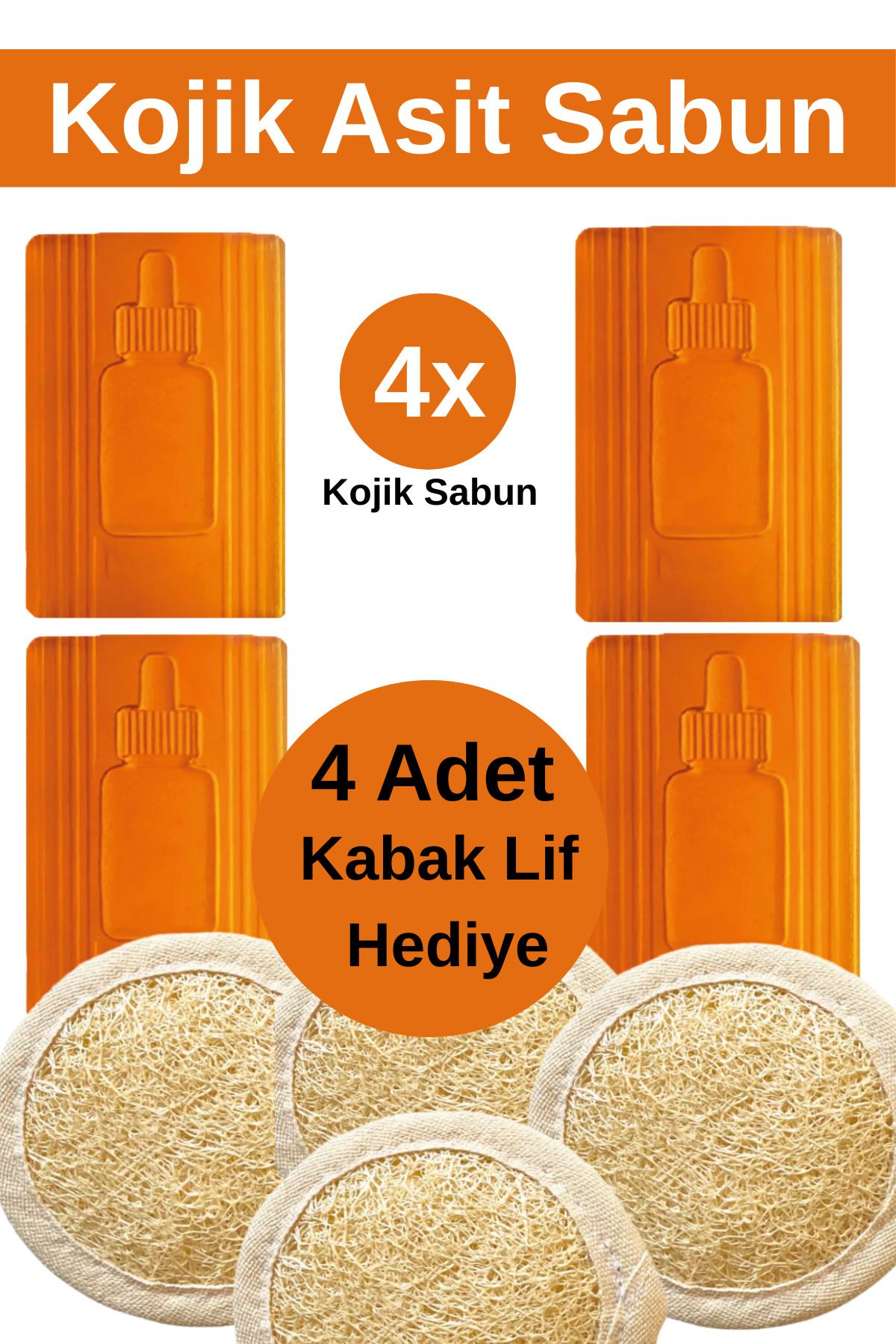 EpiRelax 4 Adet - Kojic Asit Sabunu Zerdeçal Ve Kojik Asit Etkisi Ile Leke Karşıtı Kojik Asit Sabunu