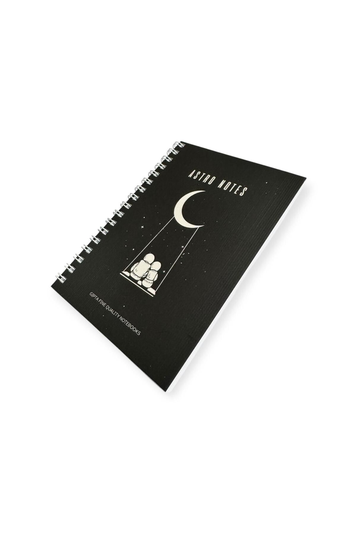 Polin Astro Notes Spiralli Karton Kapak Defter A6 Boy 80 Yaprak Çizgili