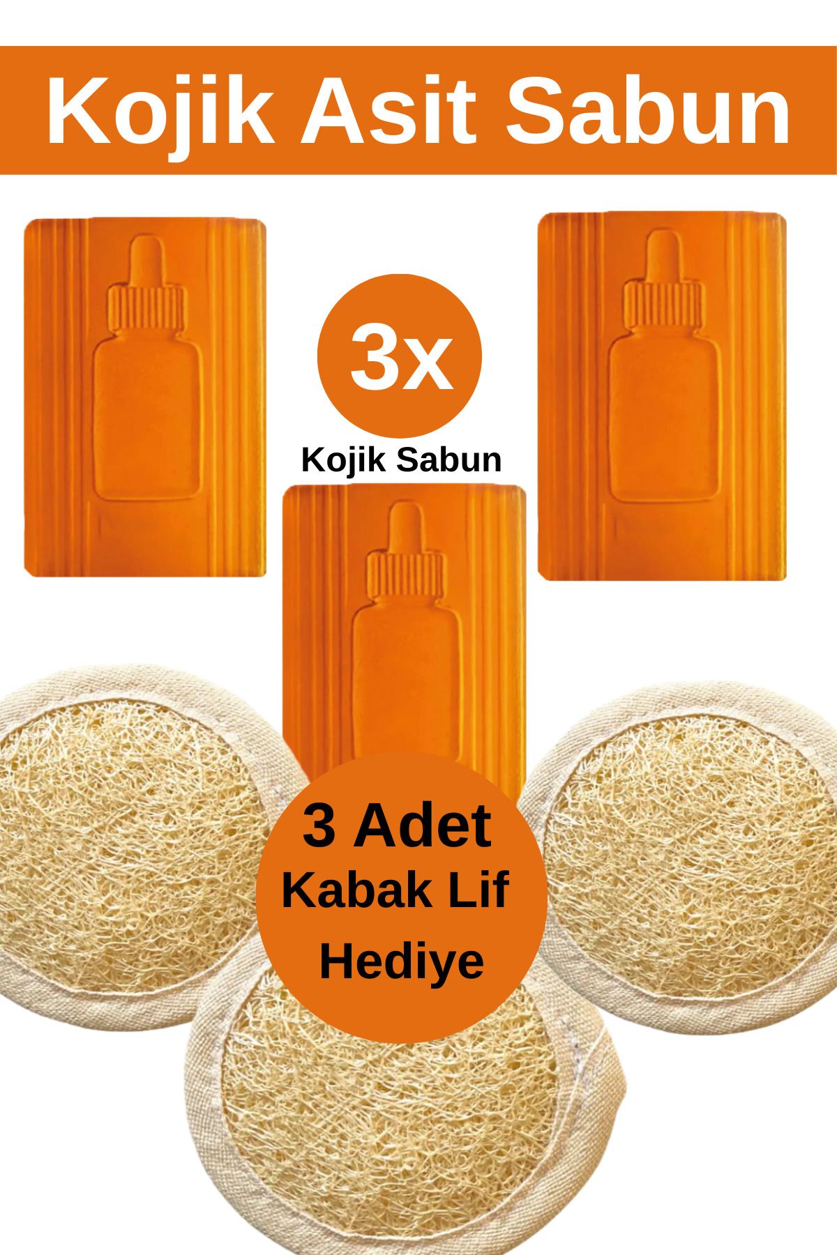 EpiRelax 3 Adet - Kojic Asit Sabunu - Zerdeçal Ve Kojik Asit Etkisi Ile Leke Karşıtı Kojik Asit Sabunu