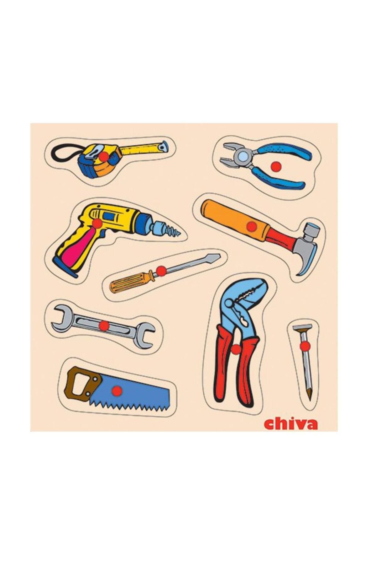 Shop58 1001-CS Chiva, Tamir Aletleri Ahşap Puzzle