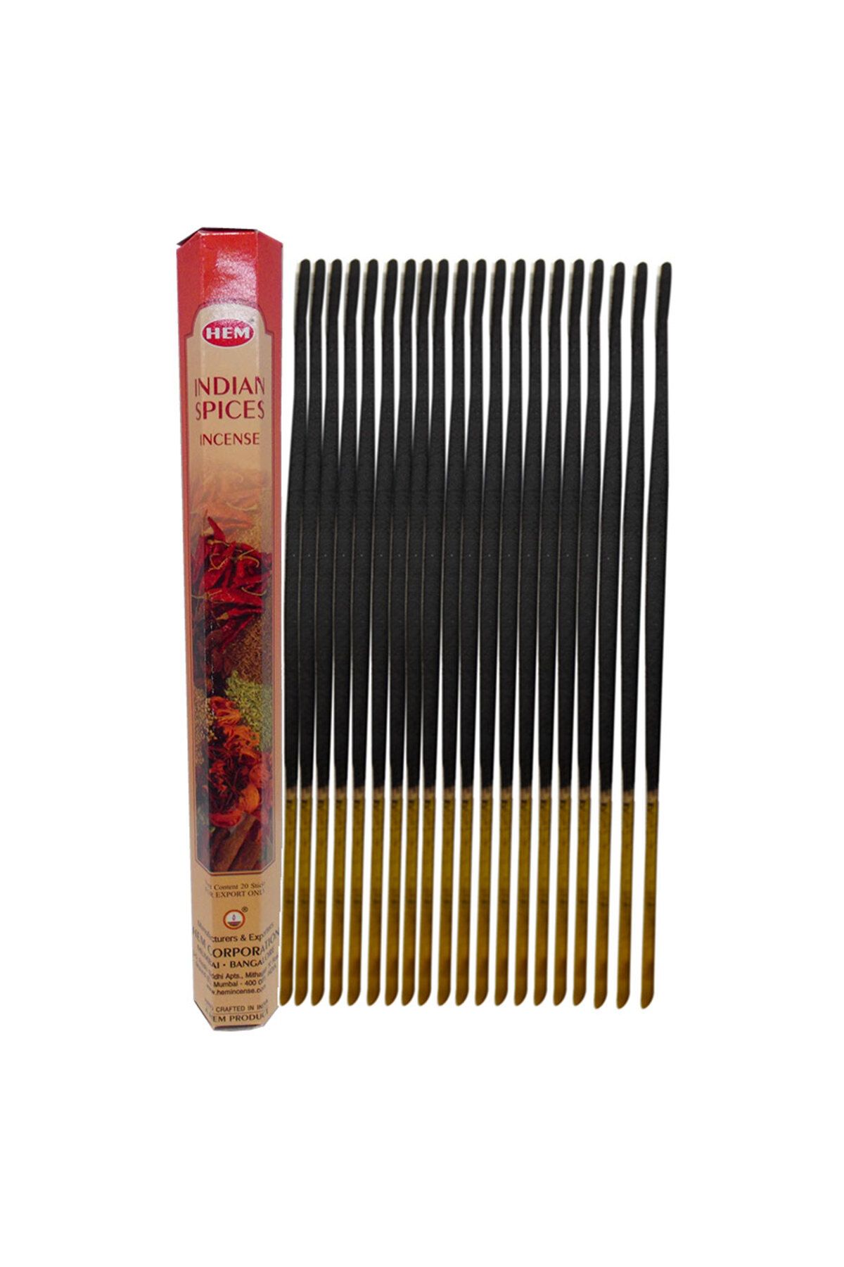 TimeStart Hint Baharatları Kokulu 20 Çubuk Tütsü - İndian Spices