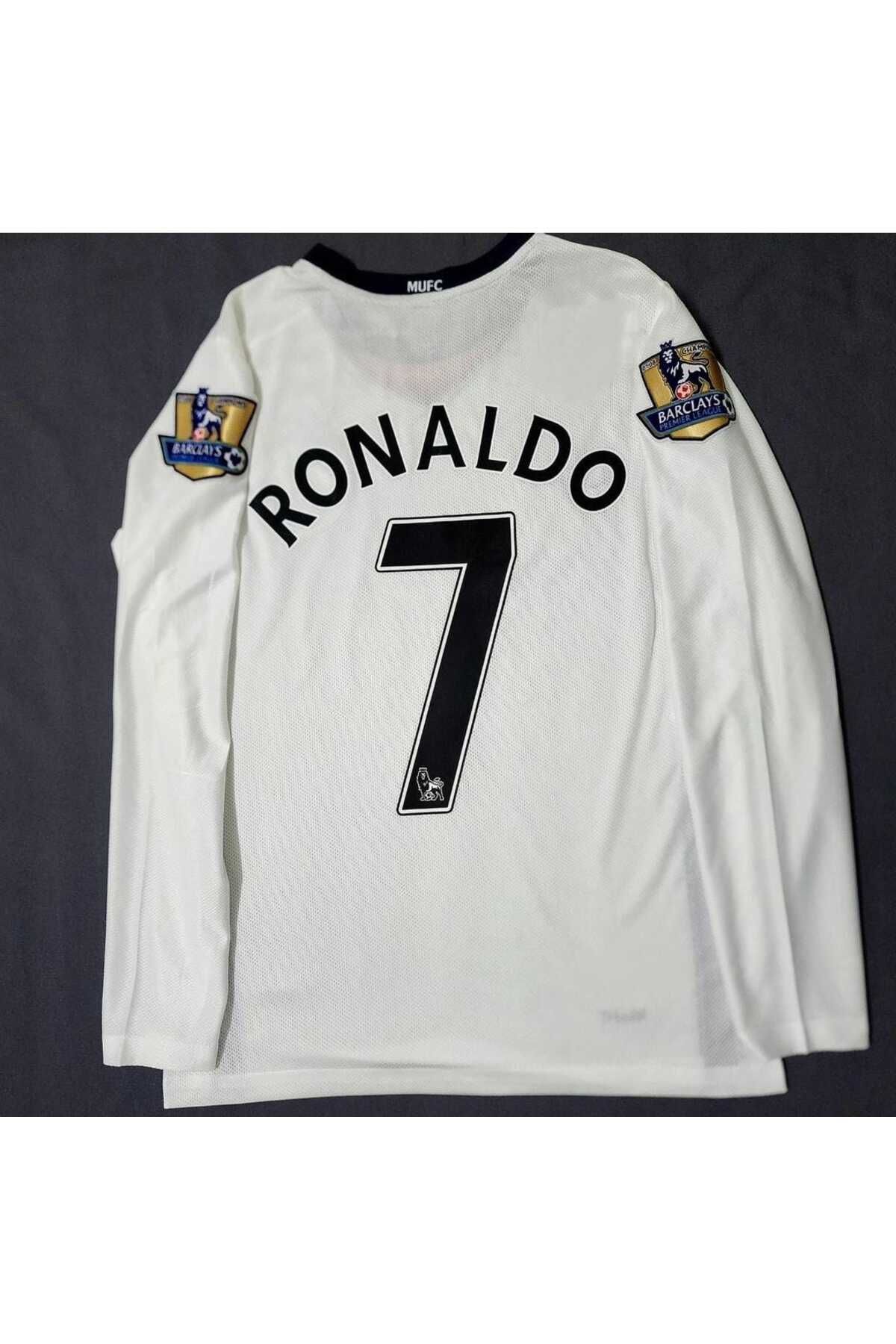 Ronson Manchester United 2008/09 Sezonu Cristiano Ronaldo Nostalji Forması (Beyaz)