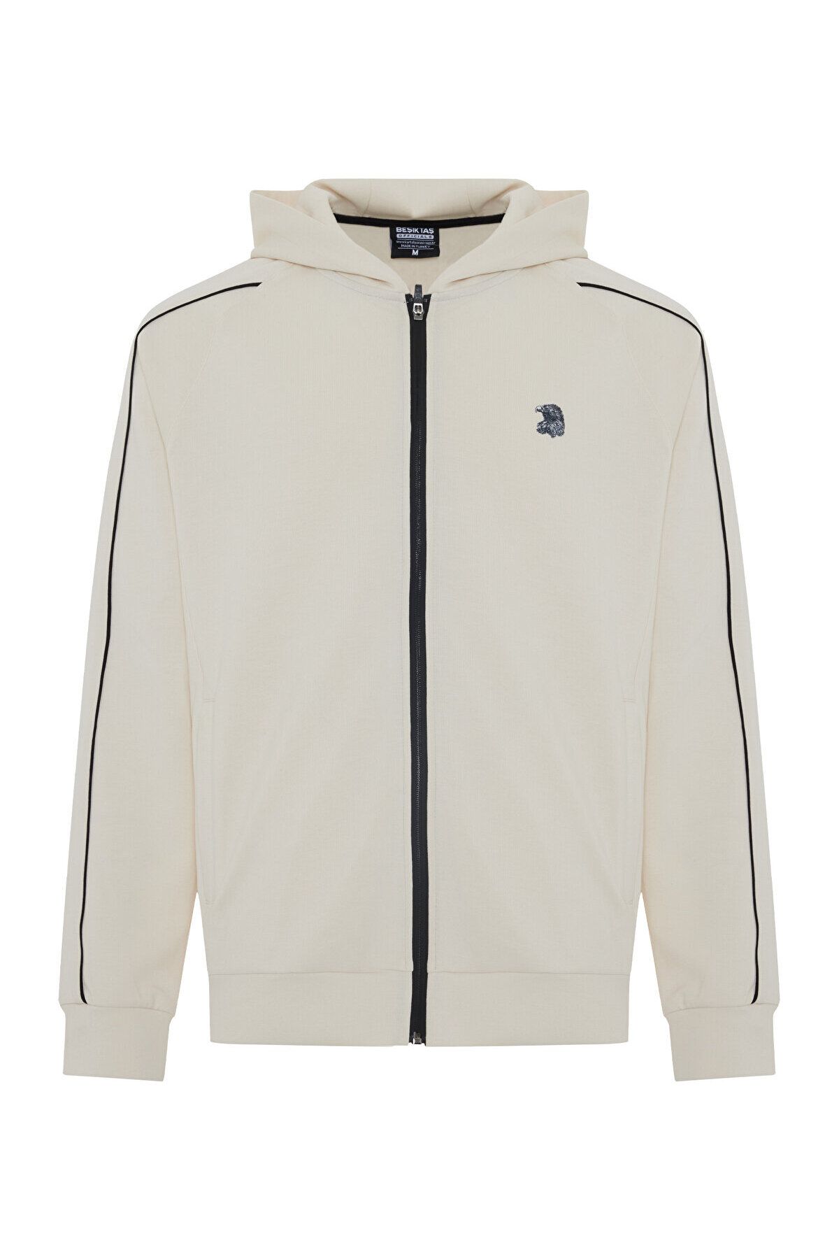 Kartal Yuvası BEŞİKTAŞ ERKEK FERMUARLI KAPÜŞONLU SWEATSHIRT 7525222T2