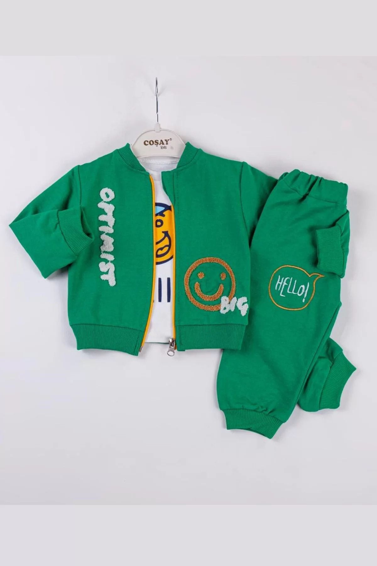 Shop58 Optimist Nakışlı Erkek Bebek Takım