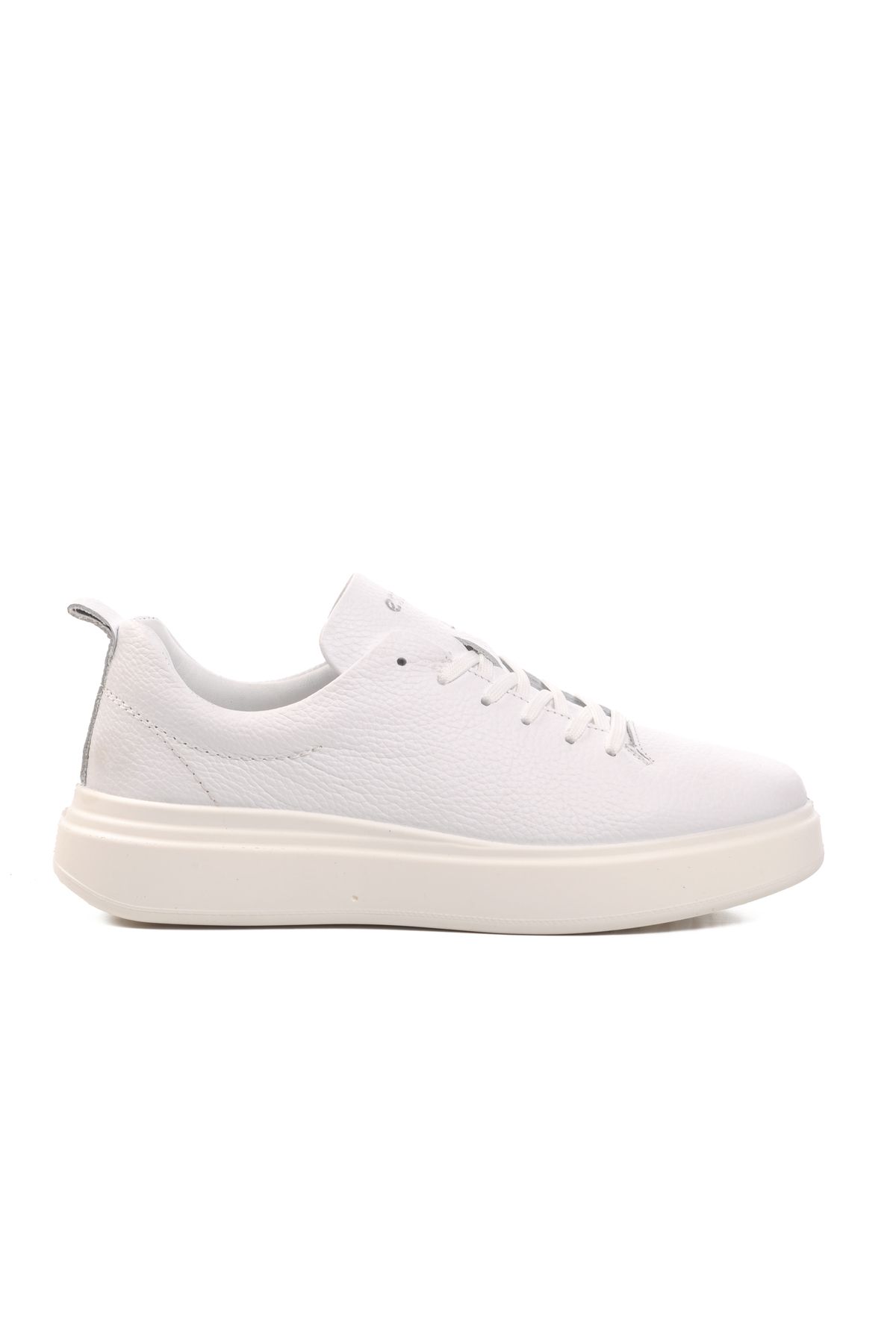 Aspor Beyaz Ortopedik Hakiki Deri Erkek Sneaker Ayakkabı