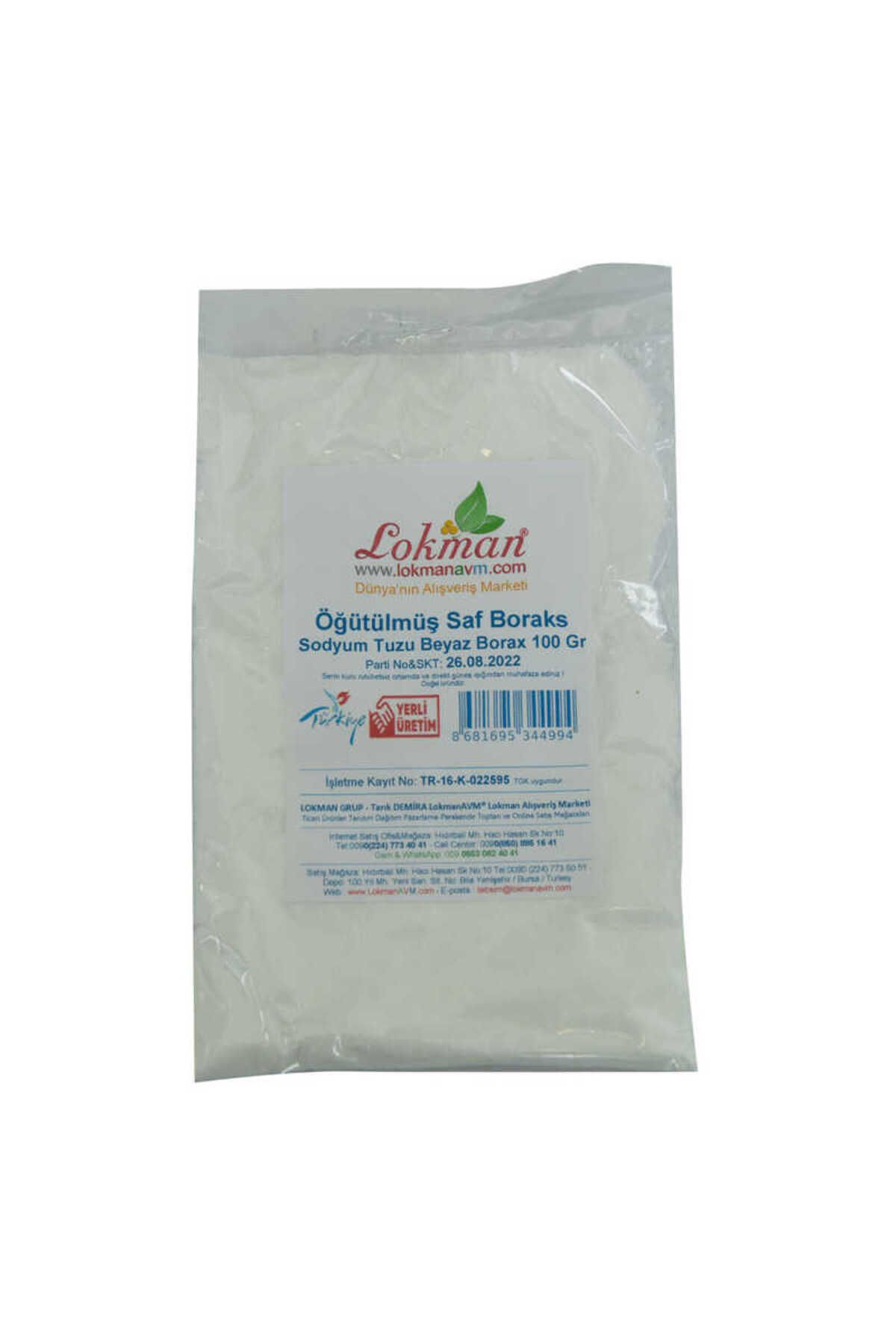 TimeStart Öğütülmüş Saf Bora * Sodyum Tuzu Beyaz Borax 100 Gr