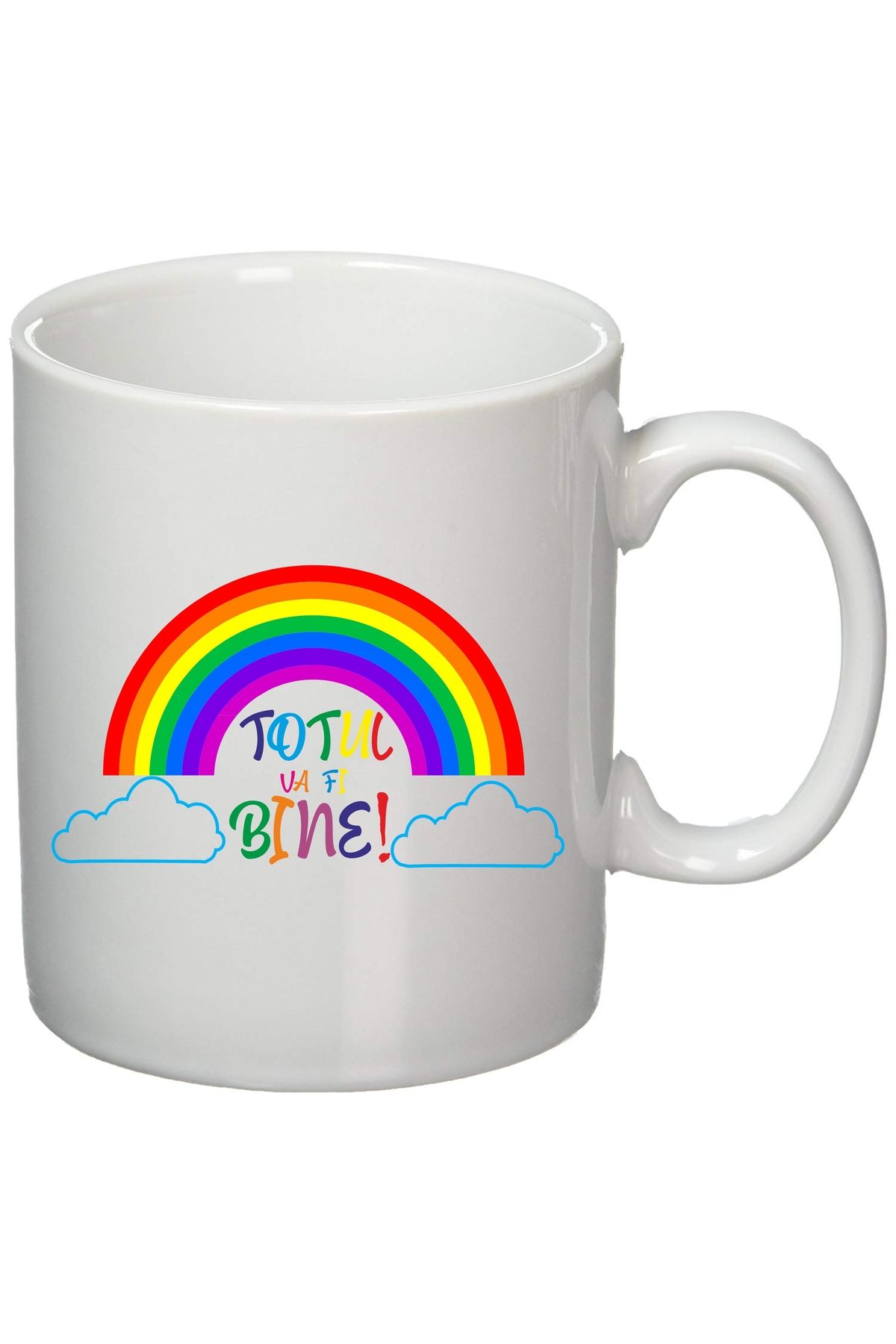 OEM Cană Albă Personalizată „totul Va Fi Bine!”, Inovatix . 330ml - One Size