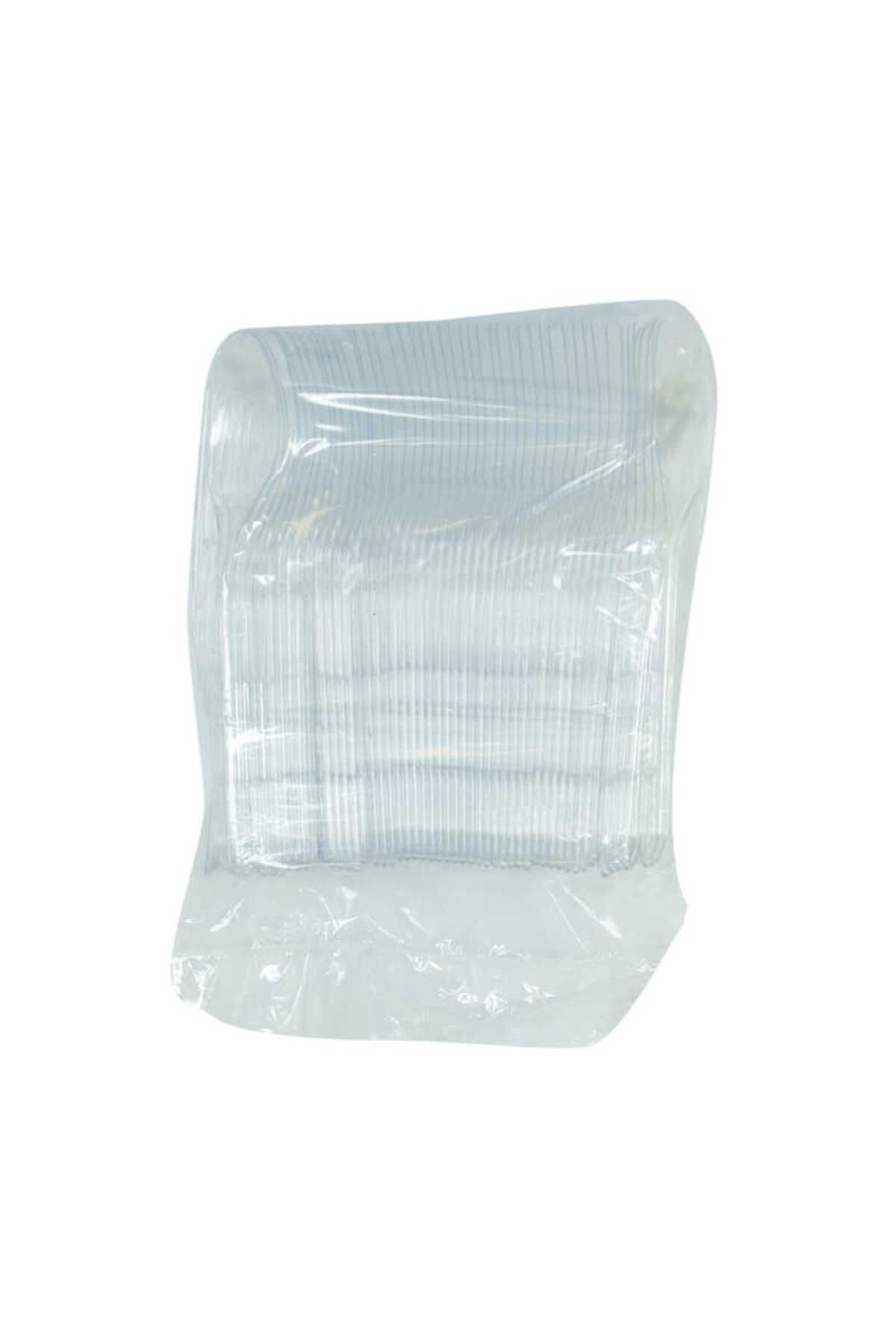 TimeStart Kaşık Sert Plastik Çorba Kaşığı 1654 mm Şeffaf 100 Adet 1 Paket