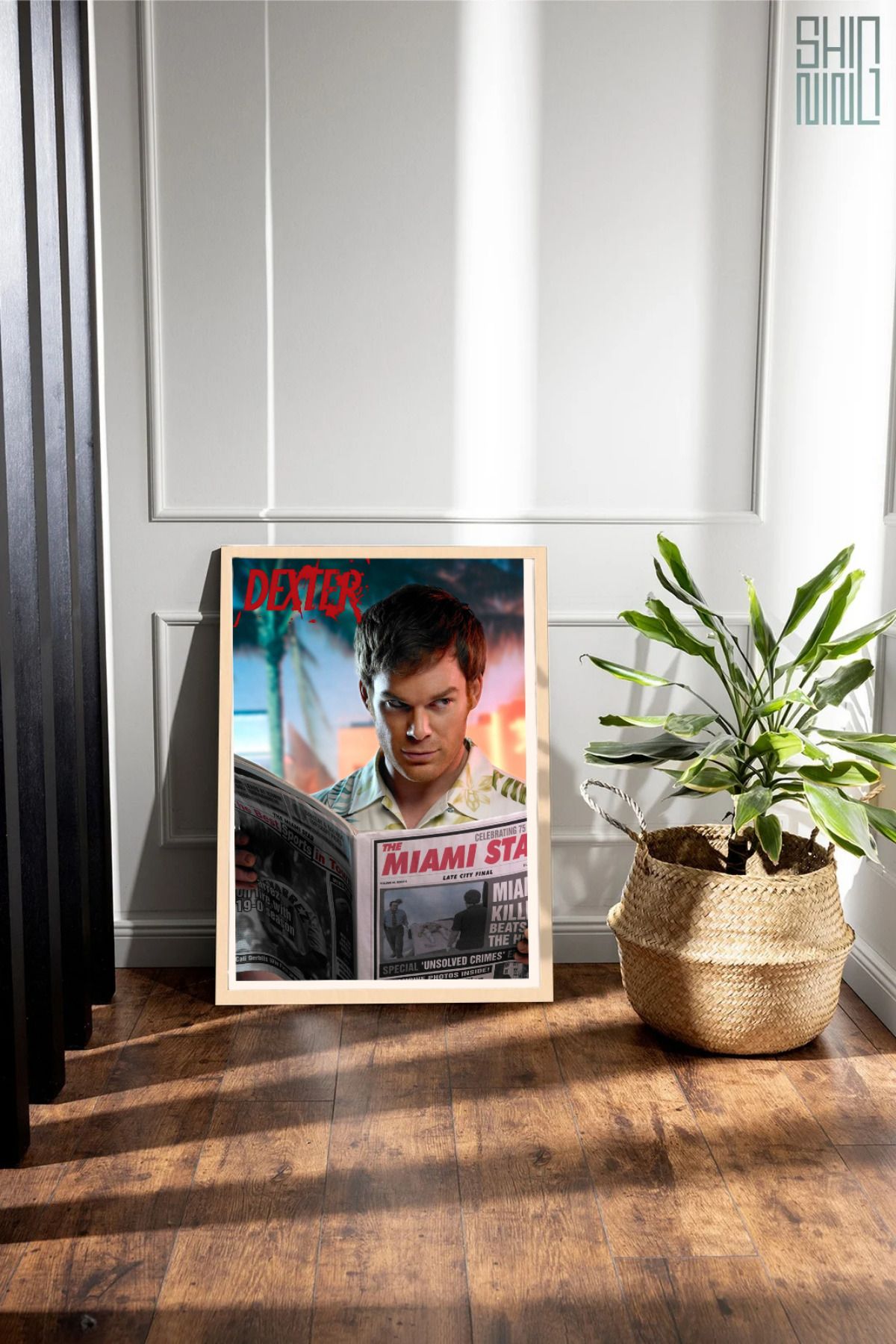 Home Çerçeveli "DEXTER" Dizi Tasarım Tablo