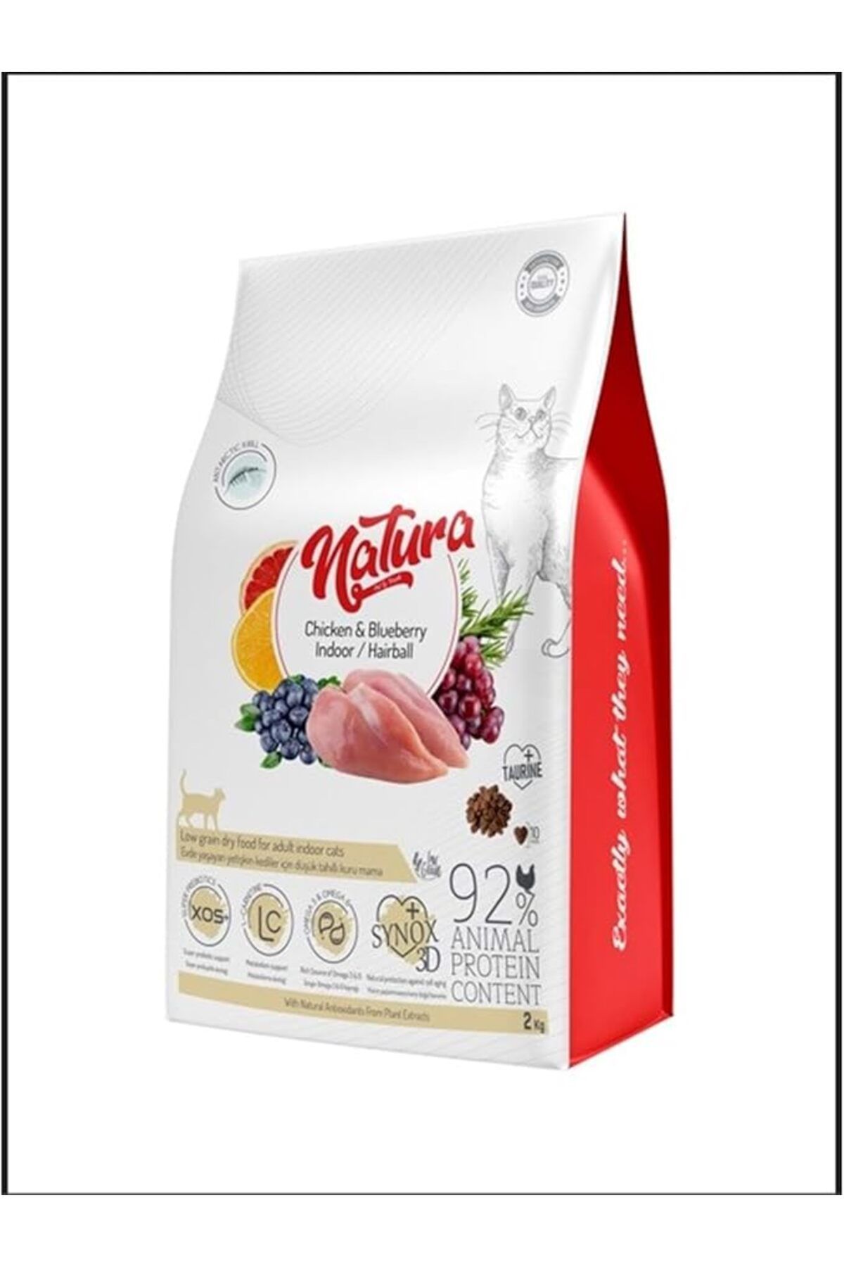 Furlo Naturapetfood Natura Yetişkin Tavuk Yaban Mersinli Kolay Sindirlebilir Kedi Maması 2,25 Kg