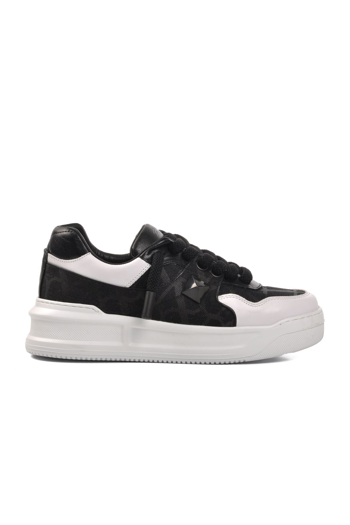 Aspor Siyah Beyaz Erkek Sneaker Premium
