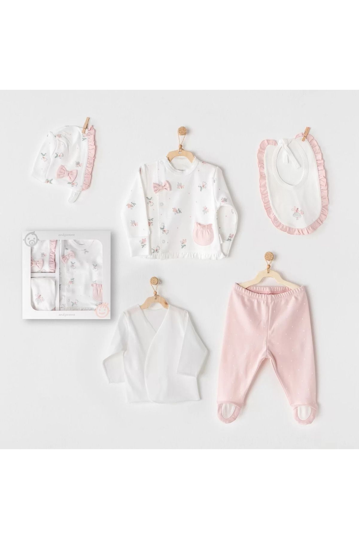 Shop58 Fairy 5 Parça Hastane Çıkışı Pink