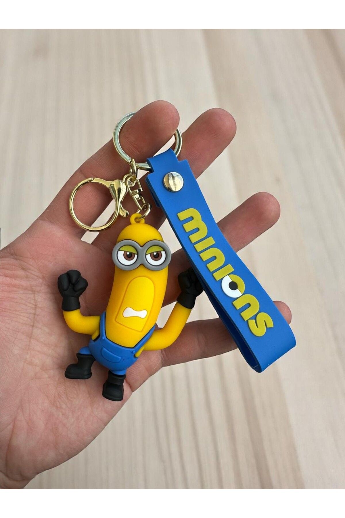 tekmation Minions Slikon Anahtarlık, Çanta Süsü Büyük Boy