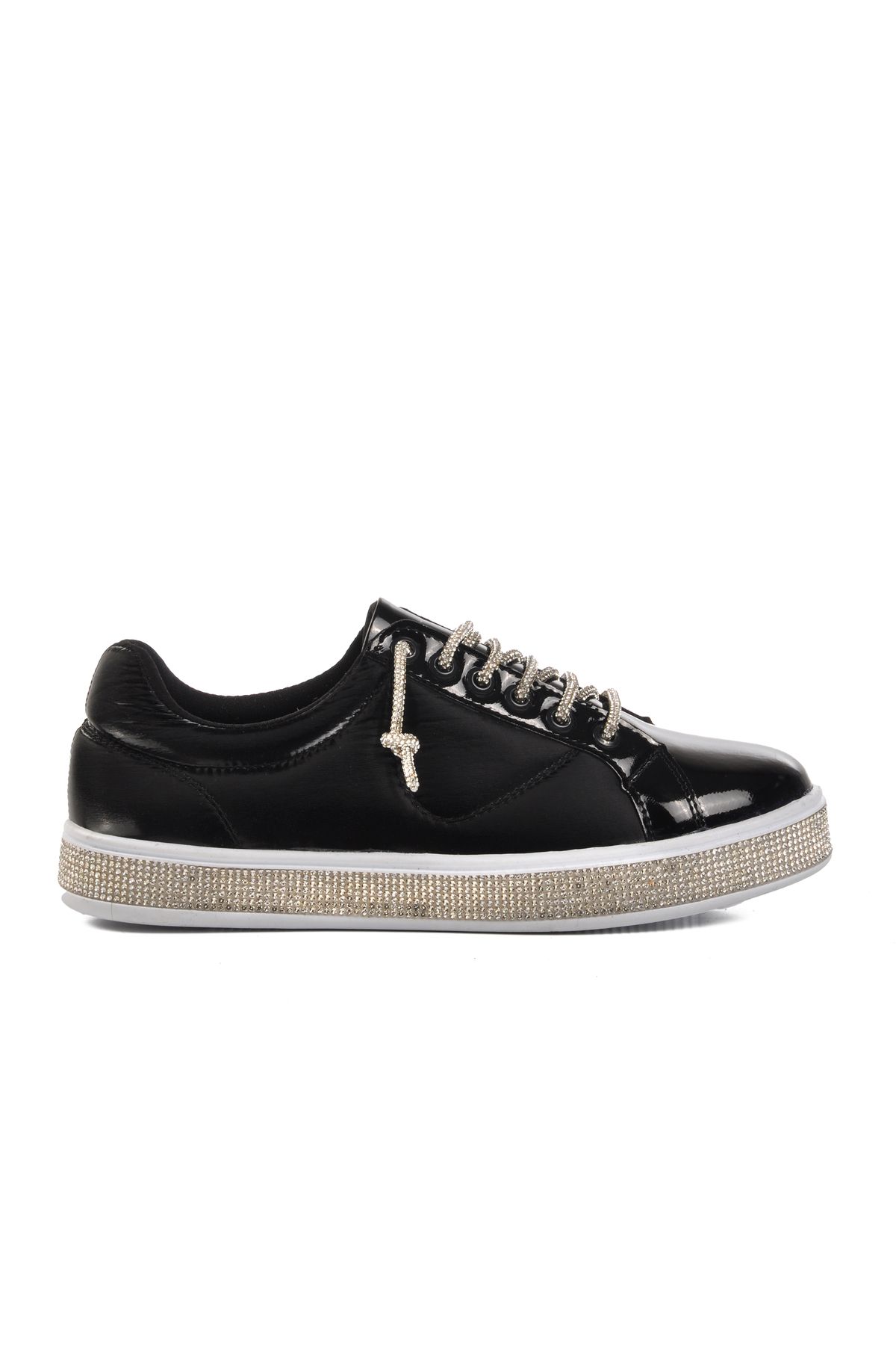Aspor Siyah Rugan Kadın Sneaker