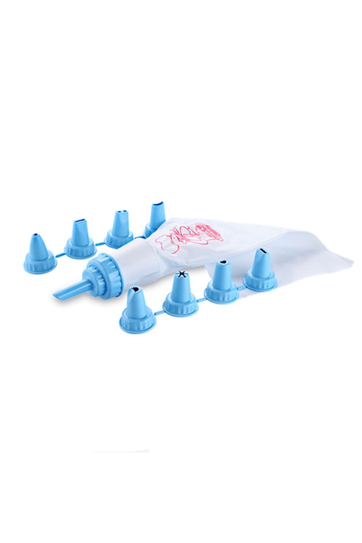 NEZADE STORE Krema Torbası 10 Parça