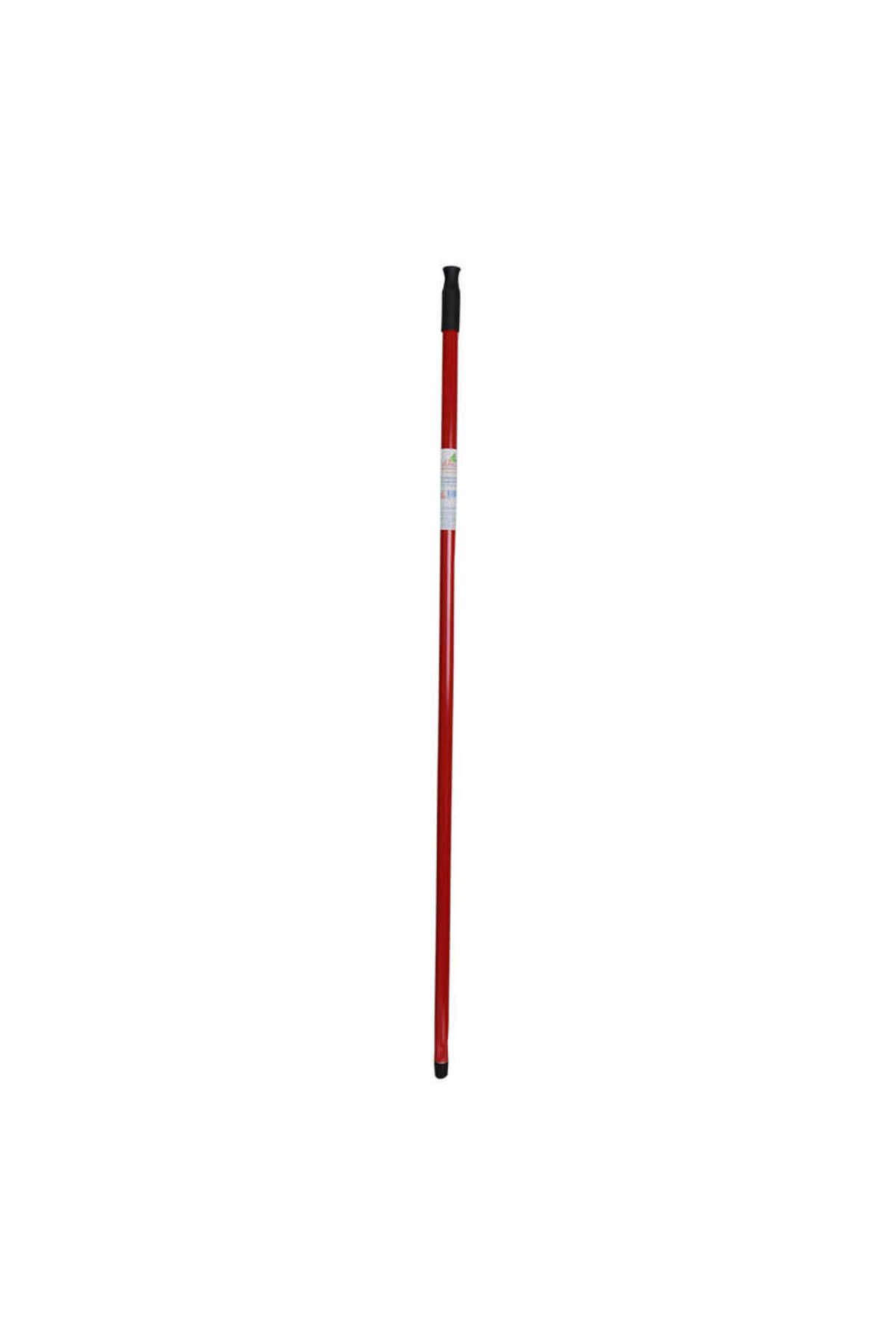 TimeStart Fırça Sapı Ucu Vidalı Köşeli Kırmızı 110 Cm 1 Adet Code FS011