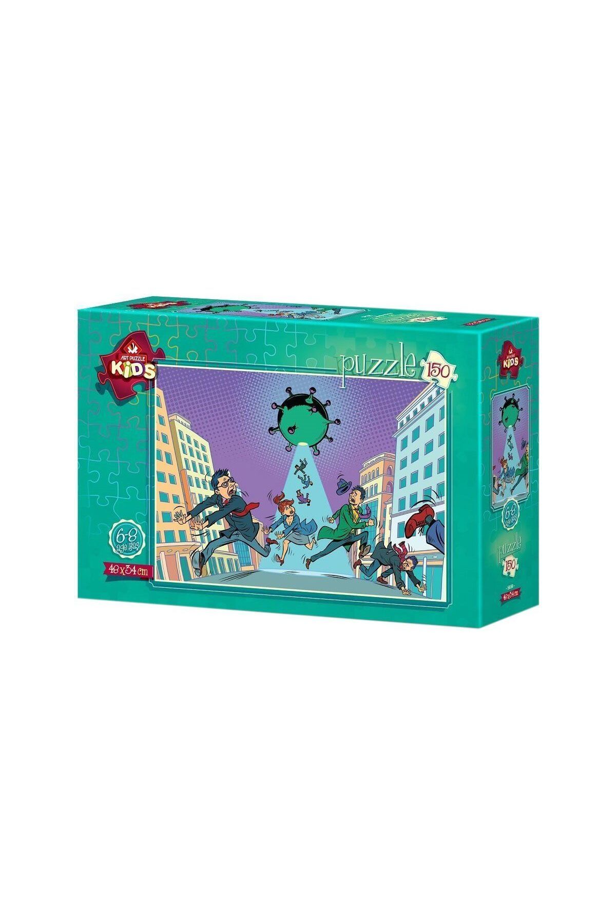 TimeStart 5659 Virüsten Kaçış -150 Parça Art Puzzle