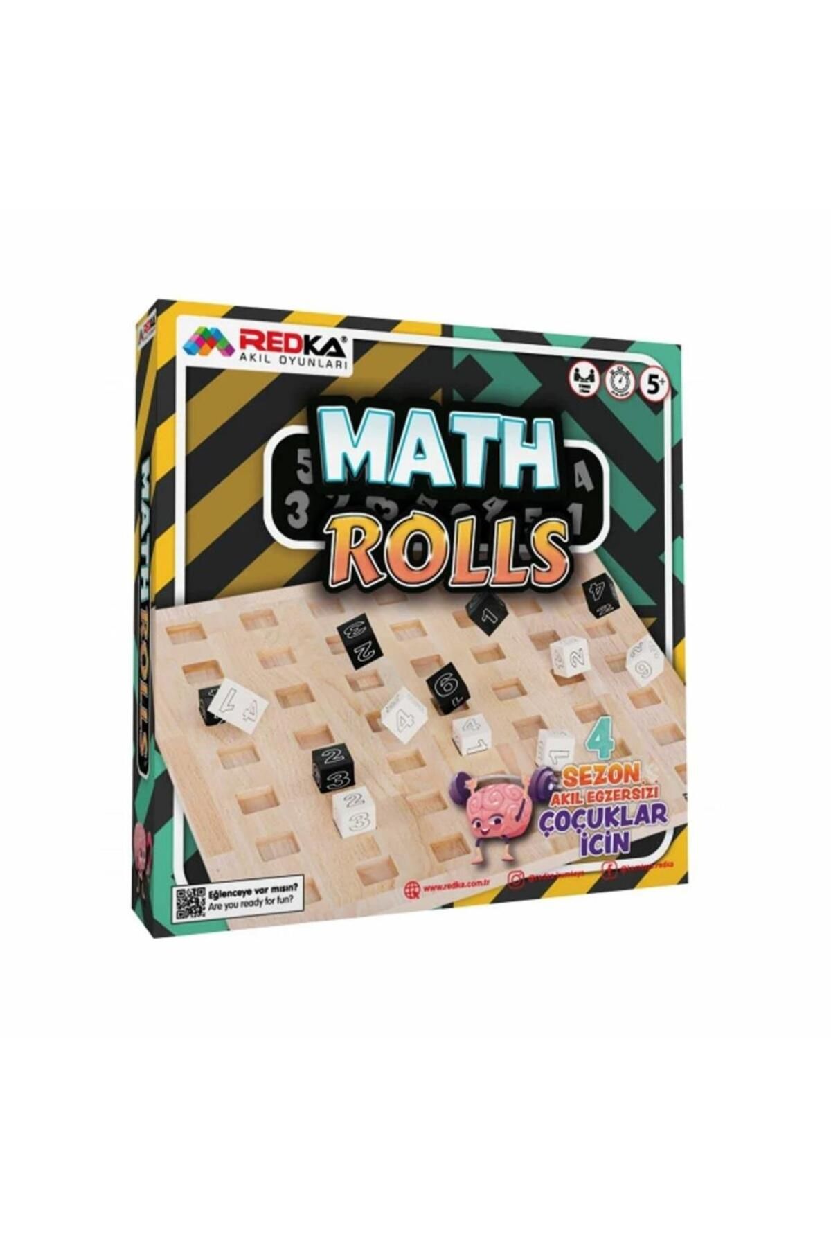 MR RZN STORE 5625 Math Rolls - Red ka - KumToys