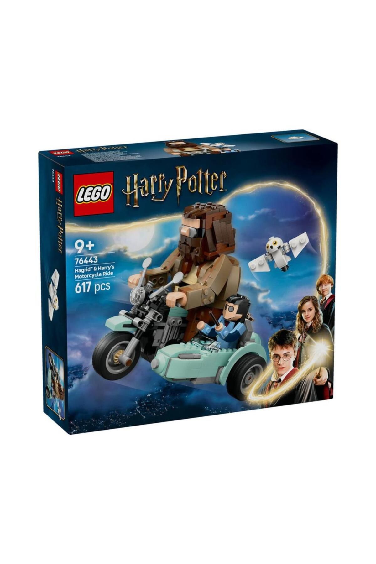 MR RZN STORE 76443 LE GO Harry Potter-Hagrid ve Harrynin Motosiklet Yolculuğu 617 parça +9 yaş