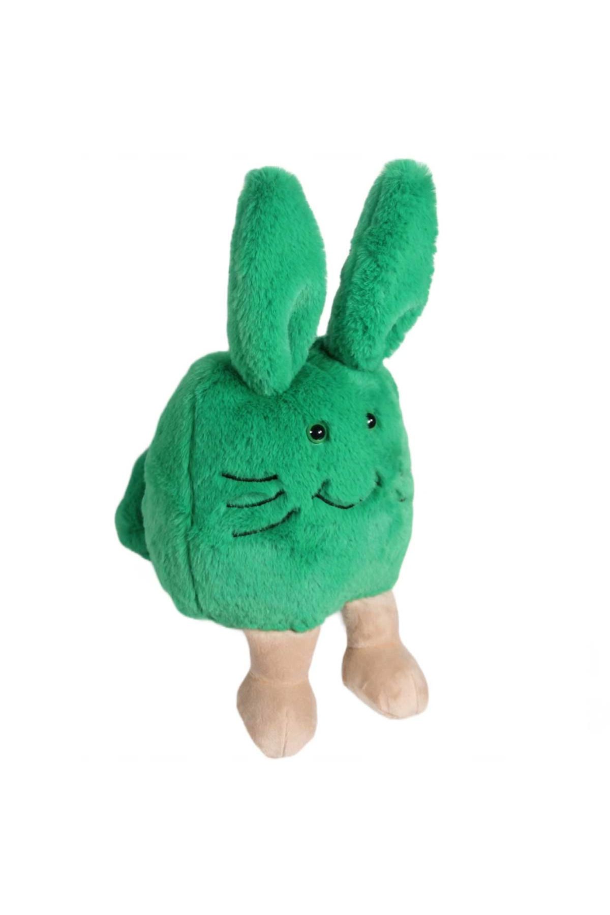 Toptan Bulurum Emoji Yeşil Peluş Oyuncak 40 cm