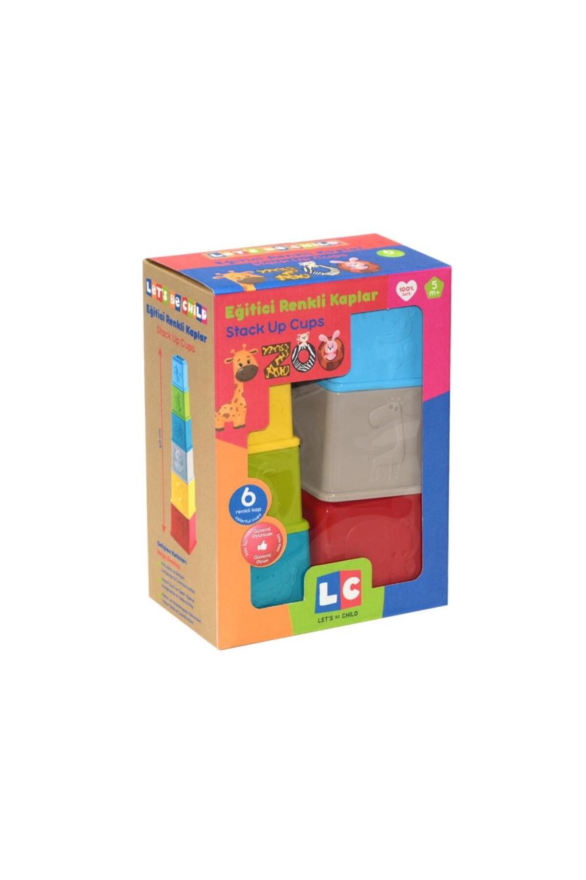 MR RZN STORE 30798 Le t's b e Chi ld - Eğitici Renkli Kaplar Zoo +5 ay