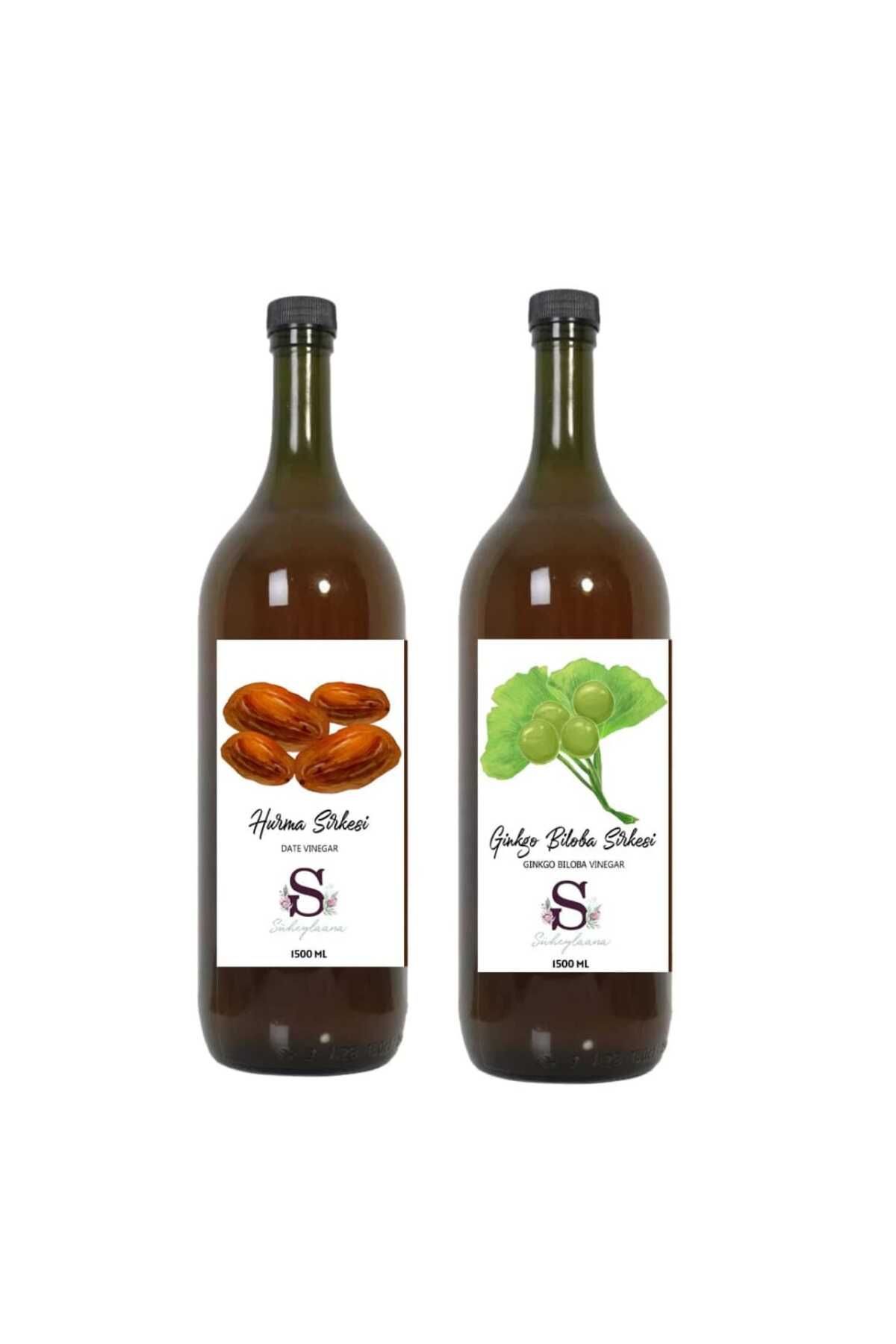 Süheylaana Doğal Hurma Sirkesi 1500 Ml - Doğal Ginkgo Biloba Sirkesi 1500 Ml