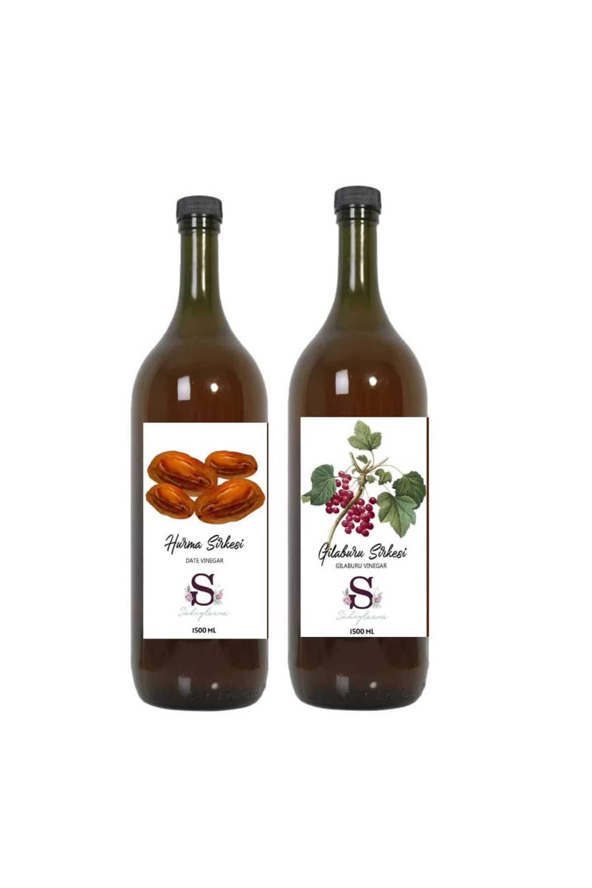 Süheylaana Doğal Hurma Sirkesi 1500 Ml - Doğal Gilaburu Sirkesi 1500 Ml