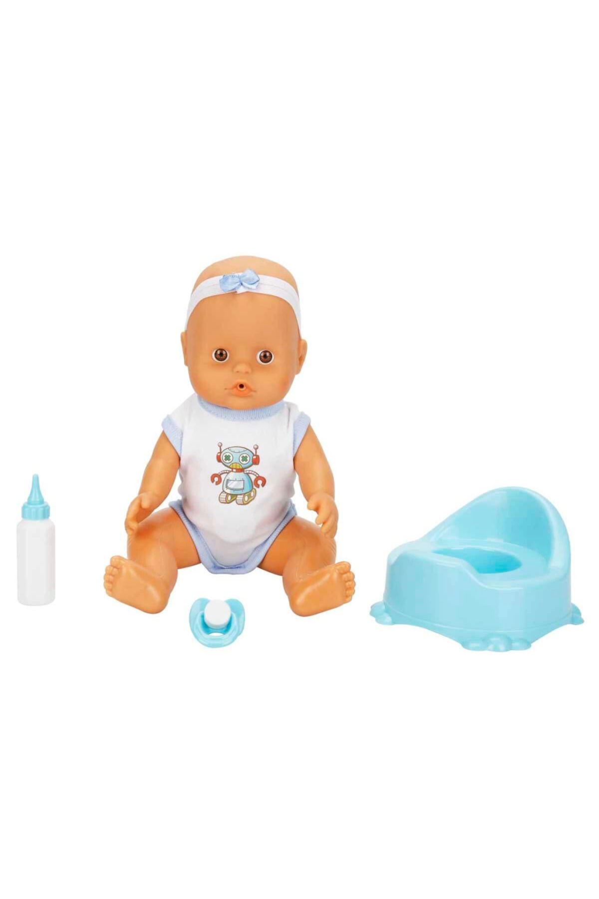 NEZADE STORE Boubou Sesli Altını Islatan Bebek Seti 30 cm