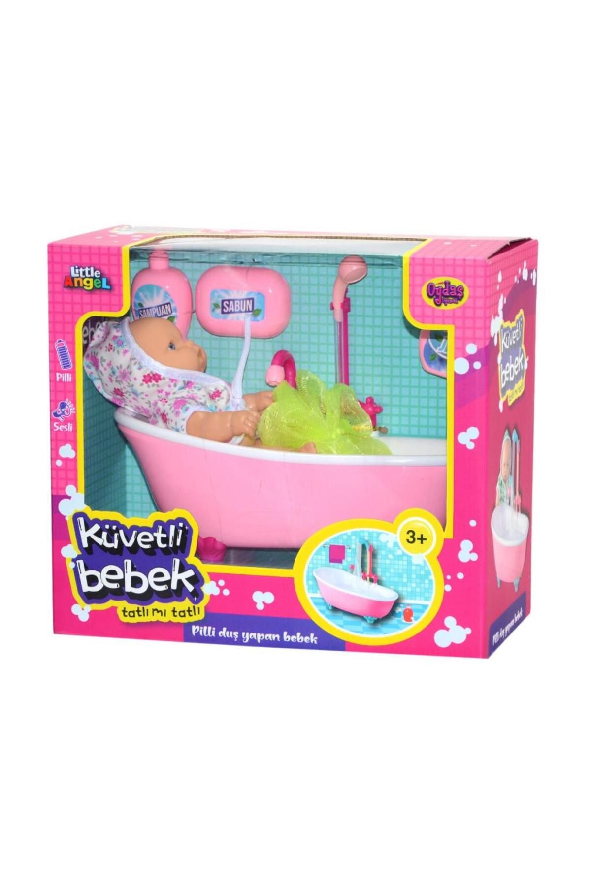 NEZADE STORE 02605 Oydaş, Pilli Küvette Duş Yapan Bebek
