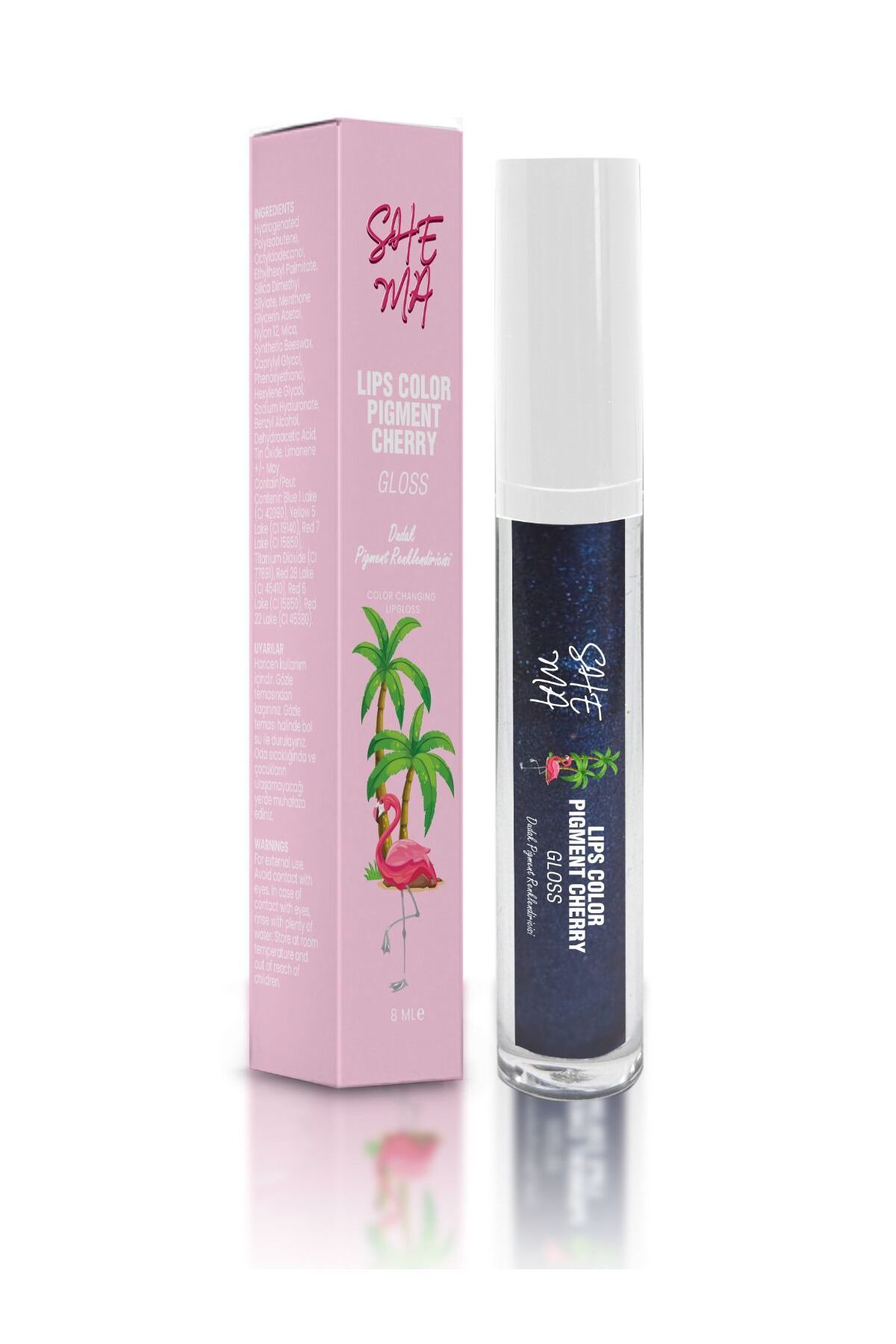 myshema Lip Gloss Cherry - Dudak Pigment Vişne 8 Ml
