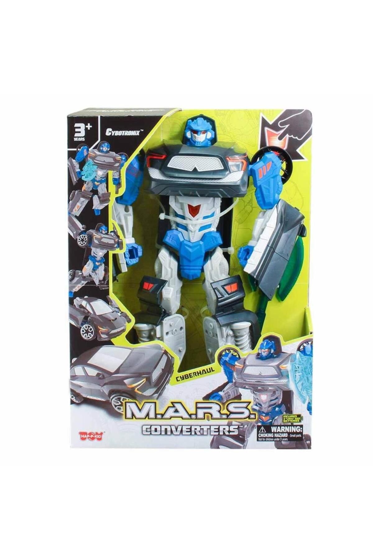 MR RZN STORE 2in1 M.A.R.S Sesli ve Işıklı Converters Cyberhaul Dönüşebilen Robot 37 cm