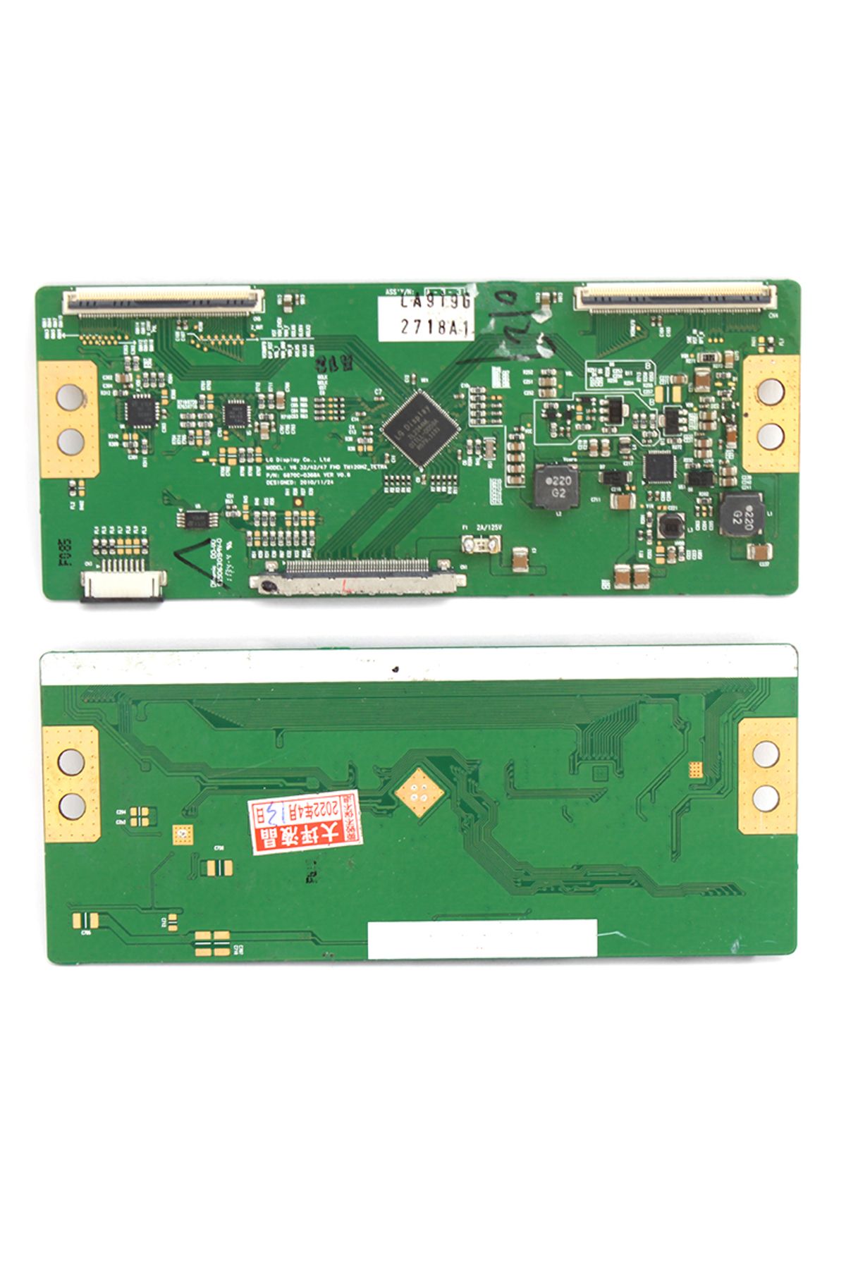 TimeStart Lg 42 * Led T-con Board 2718 A1 (la9196) V6 32/42/47 Fhd Tm120hz_tetra