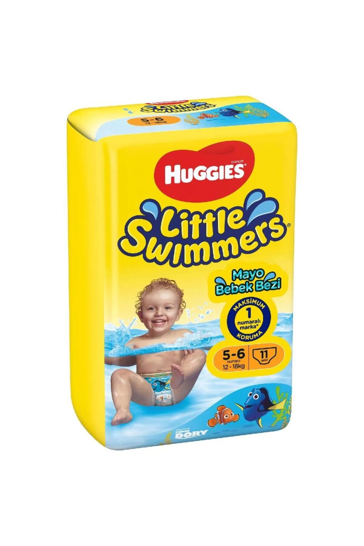 NEZADE STORE Huggies Little Swimmers Mayo Bebek Bezi 12-18 Kg 11 Adet