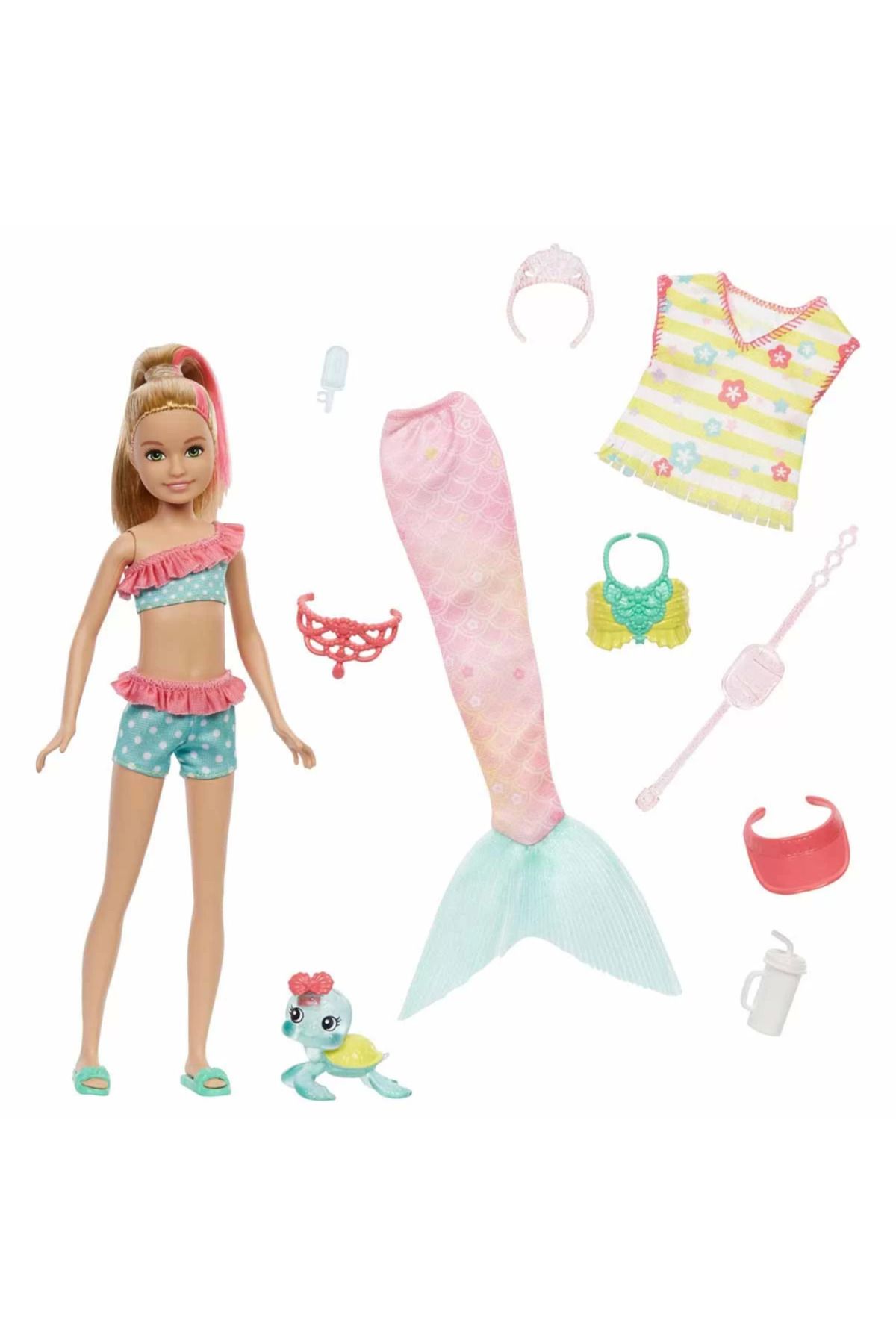 MR RZN STORE Bar bie Mermaid Power Bebekleri HHG54