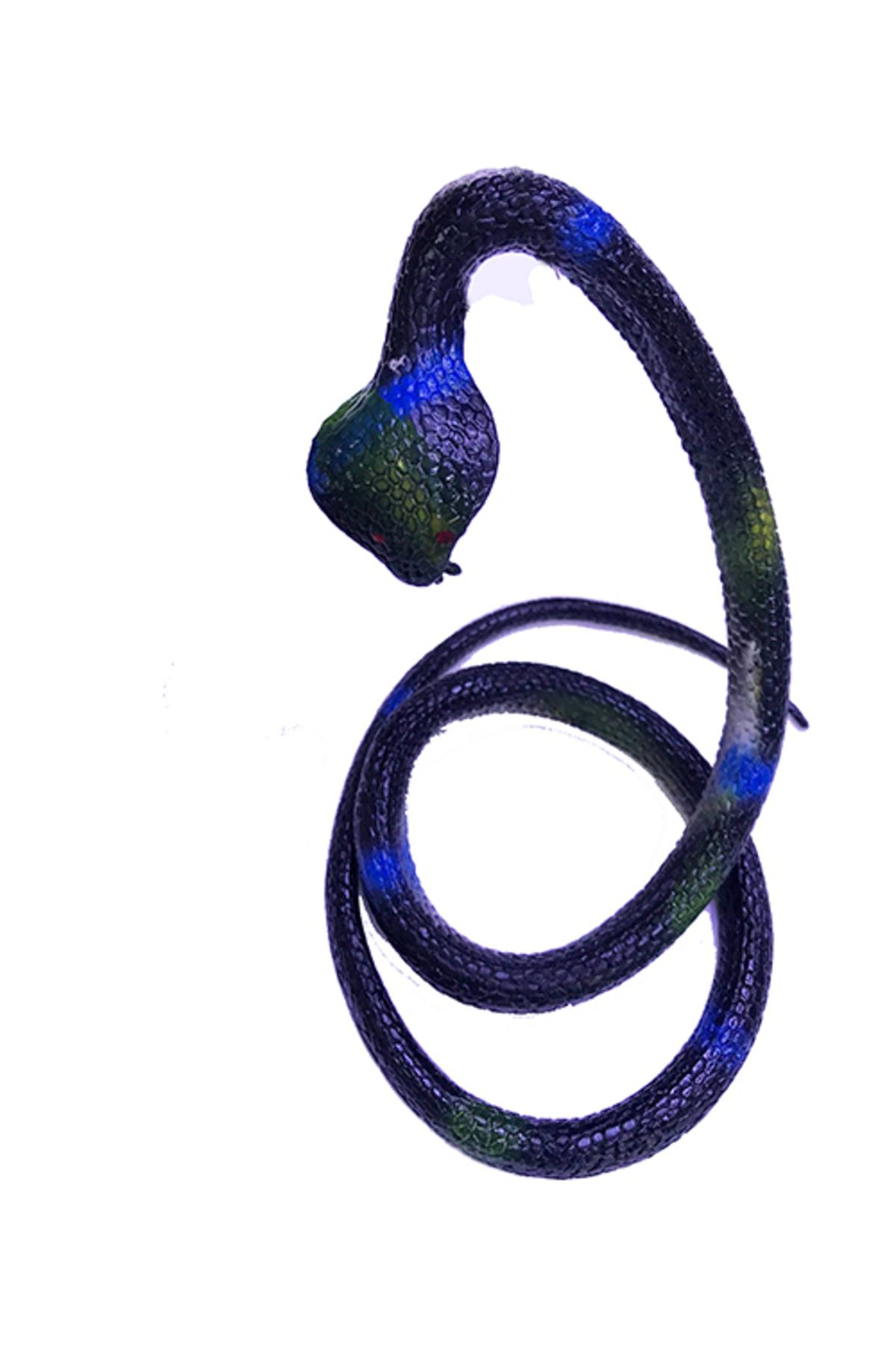 Emperium Siyah Renk Gerçekçi Kobra Model Silikon Yumuşak Yılan 80 cm (5122)