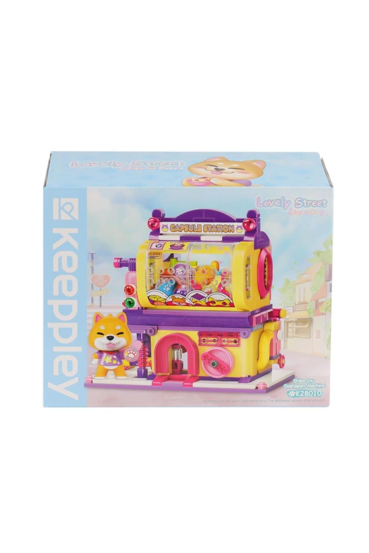 MR RZN STORE KP28010 Keeppley Kapsül İstasyonu Blok Seti -Vagon life