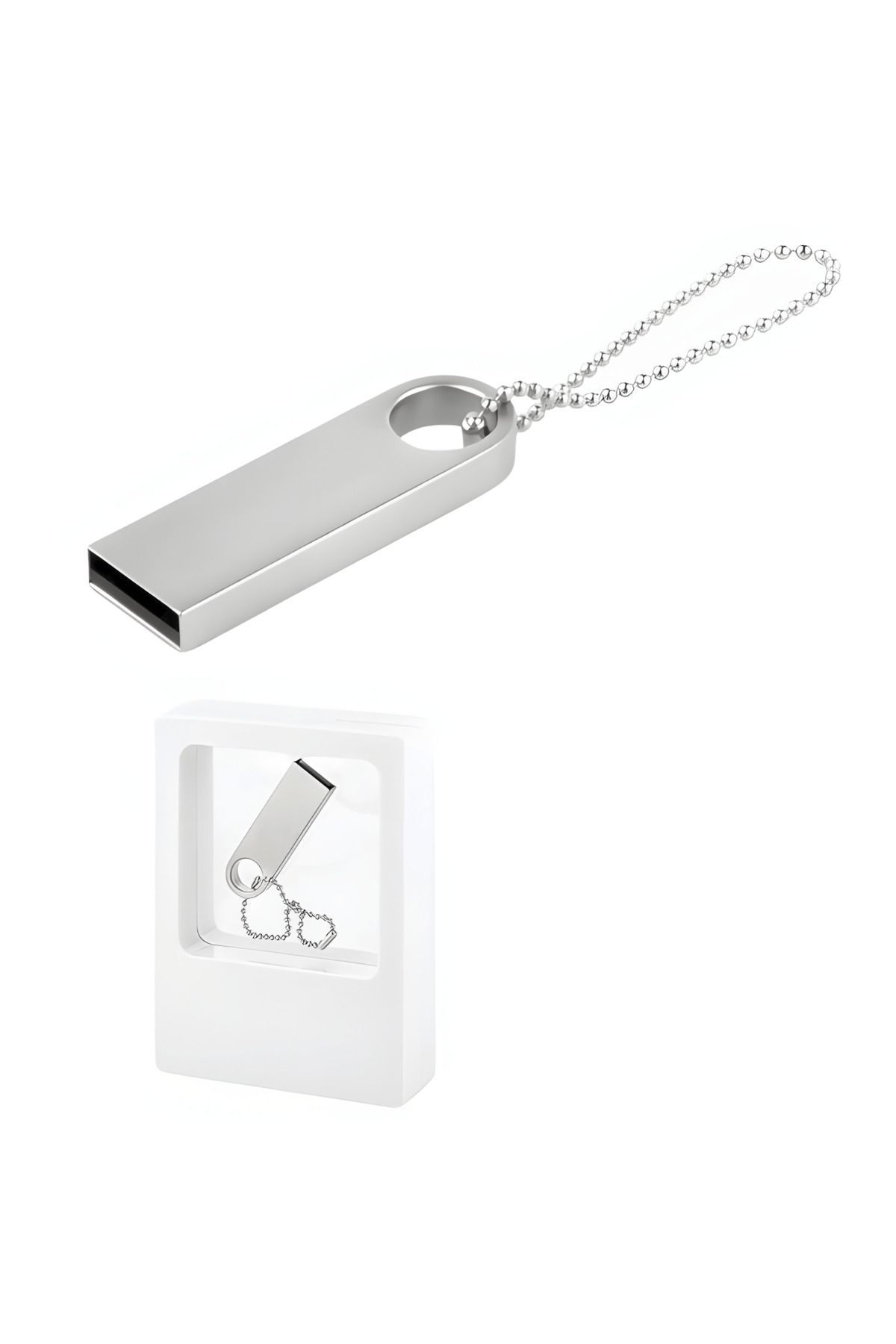 TermaCraft Metal Anahtarlık Detaylı USB Bellek - 64 GB