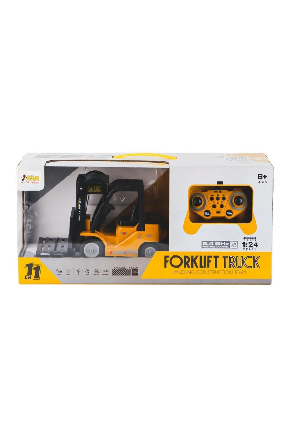NEZADE STORE A8196-OQ9009 Kumandalı Sesli ve Işıklı Froklift 1:24 -Asya Oyuncak