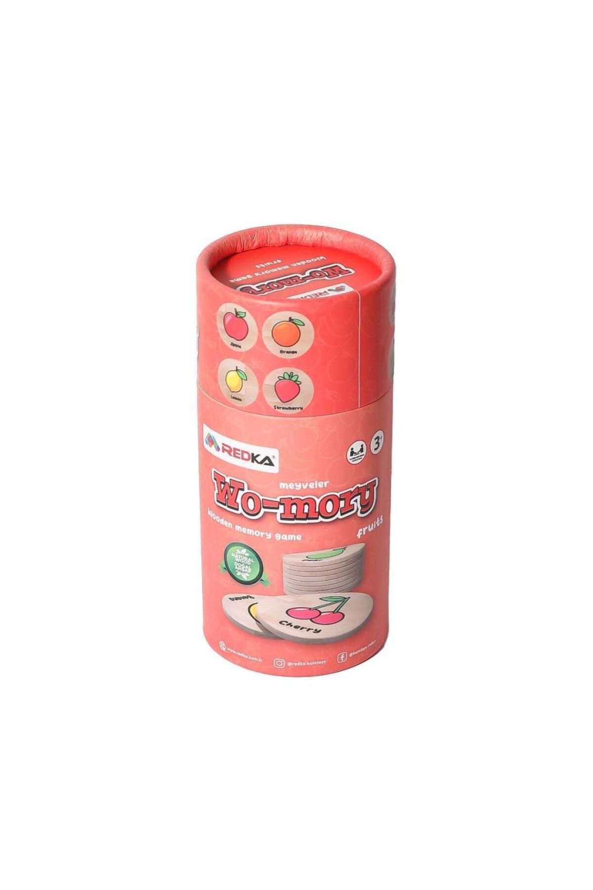 MR RZN STORE NessiWorld RD5644 Red ka Wo-mory Ahşap Hafıza Oyunu