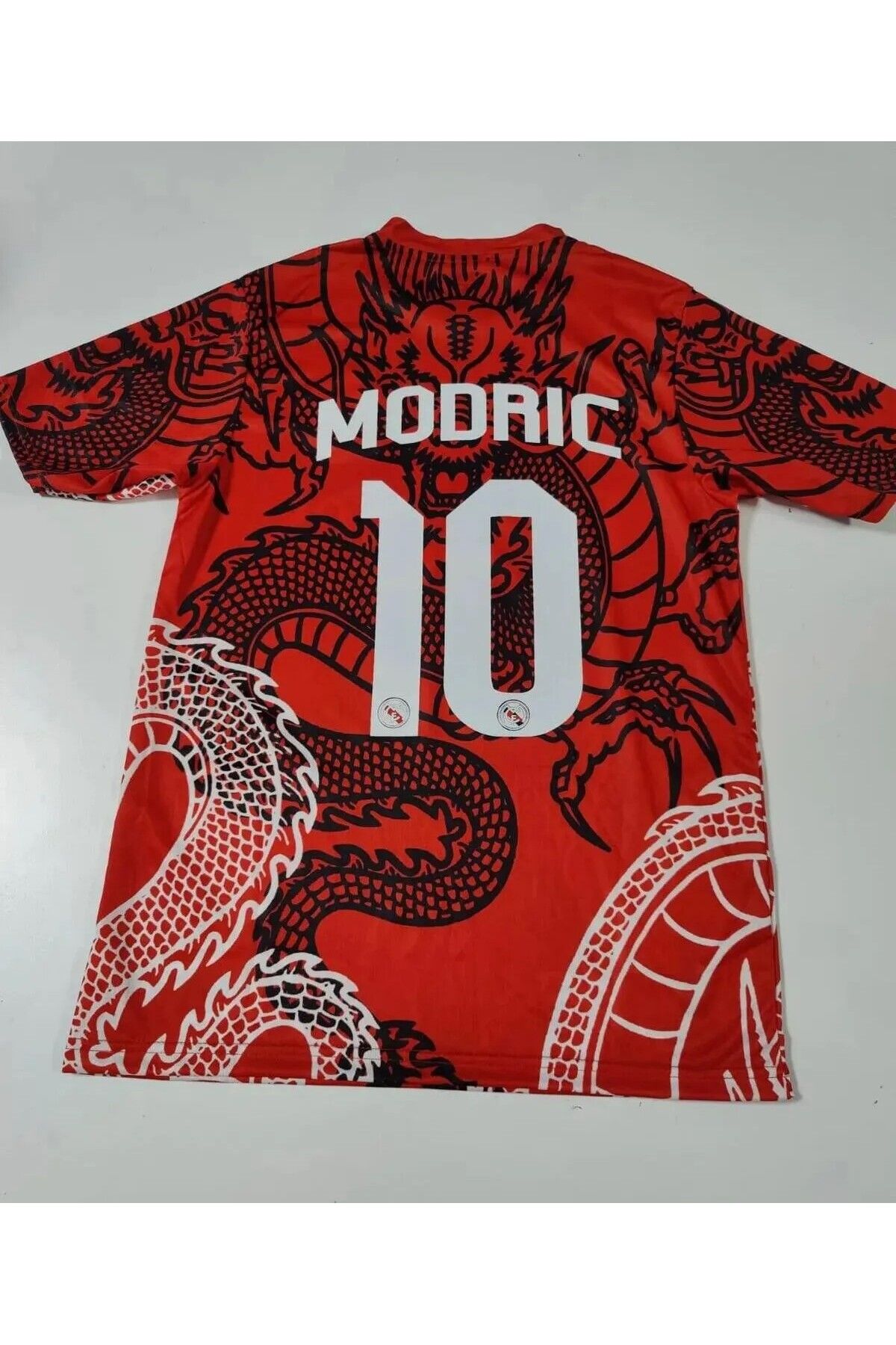 BYSPORTAKUS R.Madridd 2023/24 Yeni Sezon Luka Modrıc Özel Konsept Forması (RED)