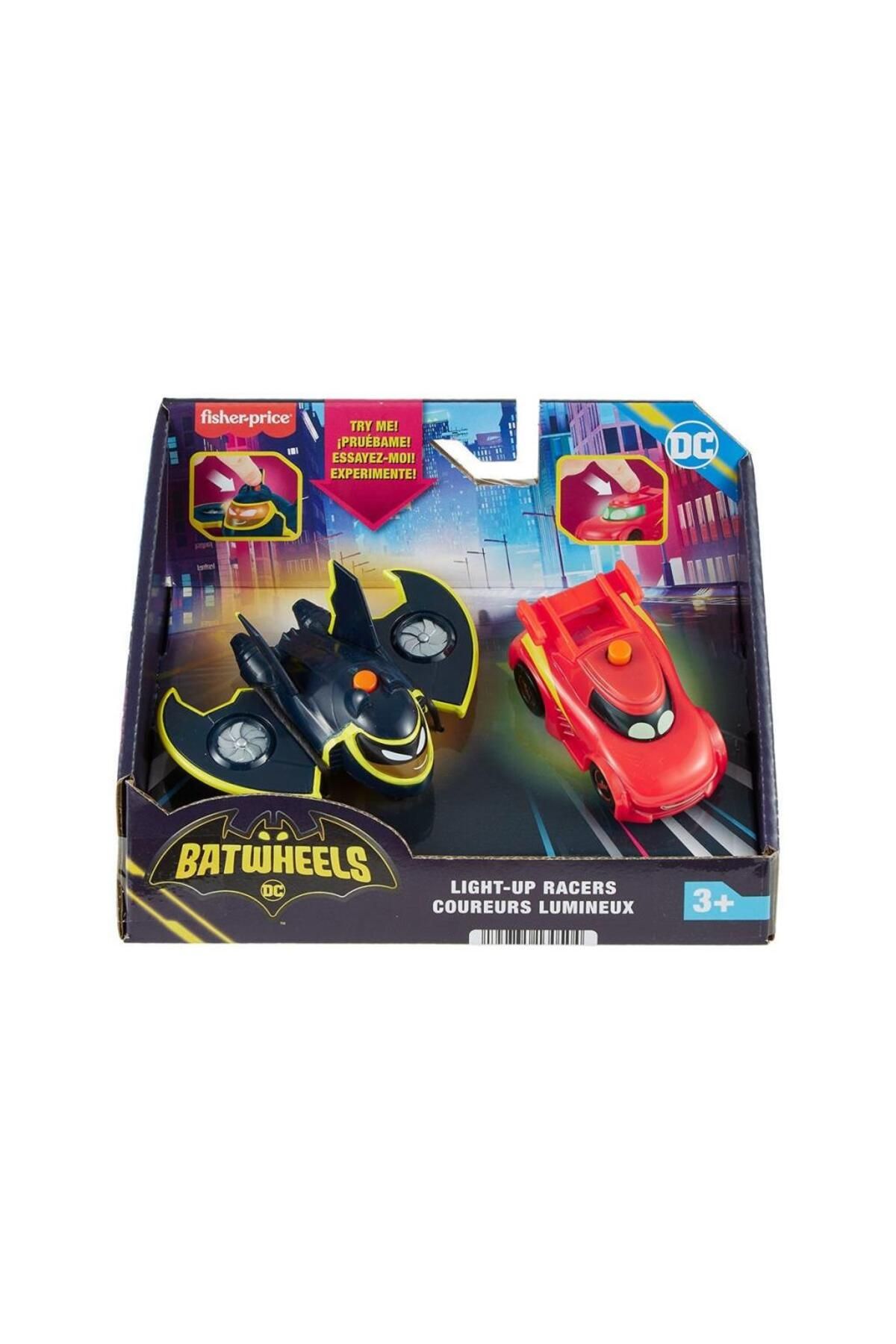 NEZADE STORE HML26 Fisher-Price® Batwheels™ Işıklı Yarışçılar