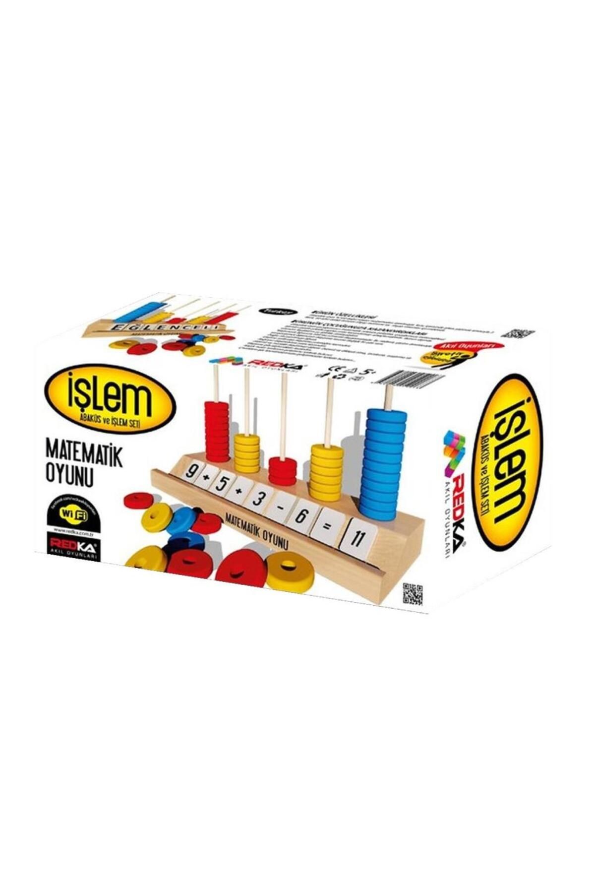 MR RZN STORE 5206 Red ka Abaküs ve İşlem Seti