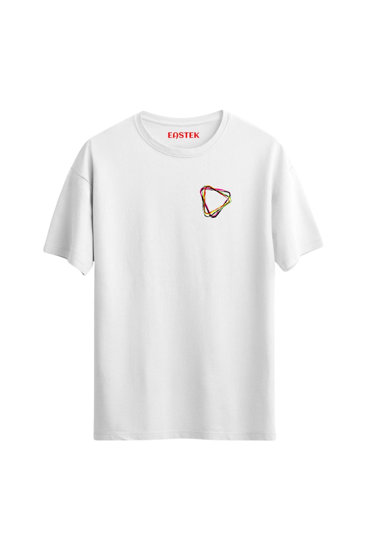 Eastek Triangle Minimal Baskılı Tasarım T-Shirt